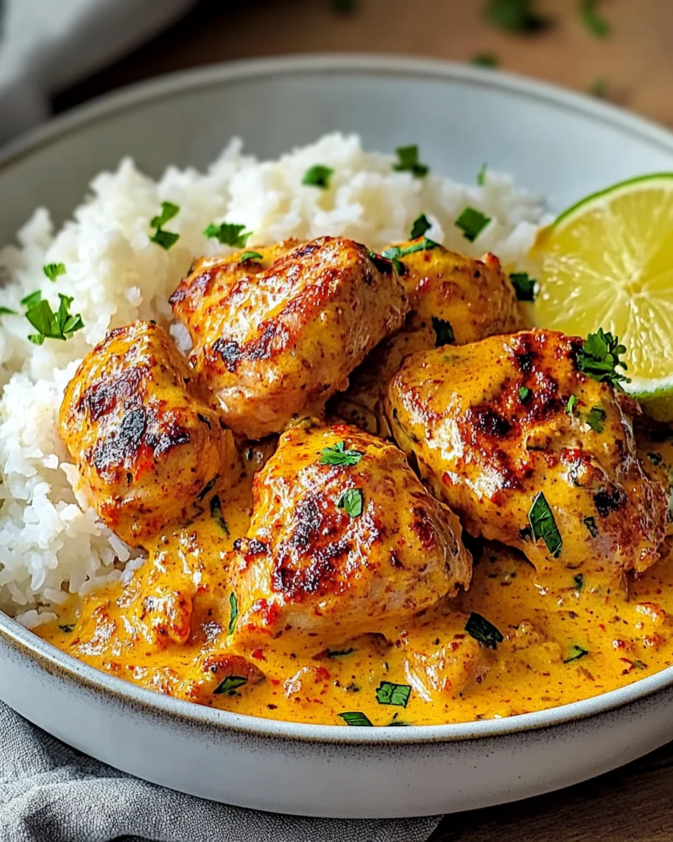 Cremiges Peri-Peri-Hühnchen mit Reis selbst zubereiten!