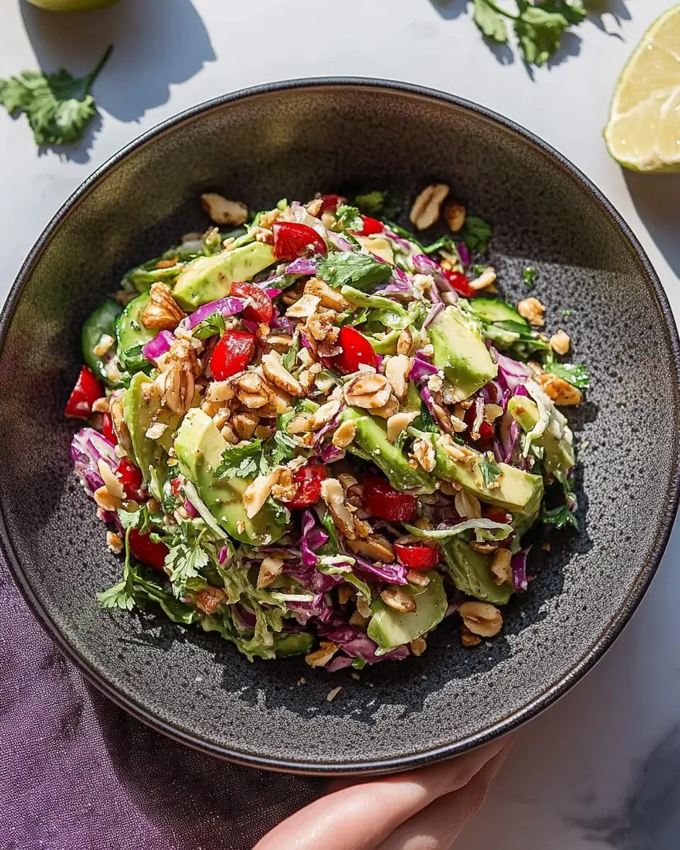 Erfrischender Erdnuss-Crunch-Salat: Ein Genuss für jeden Tag!
