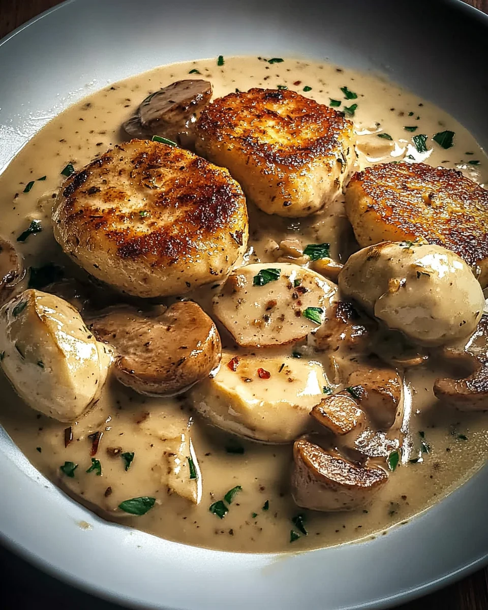 Hähnchenmedaillons in Pilzrahmsauce: So lecker gelingt’s!