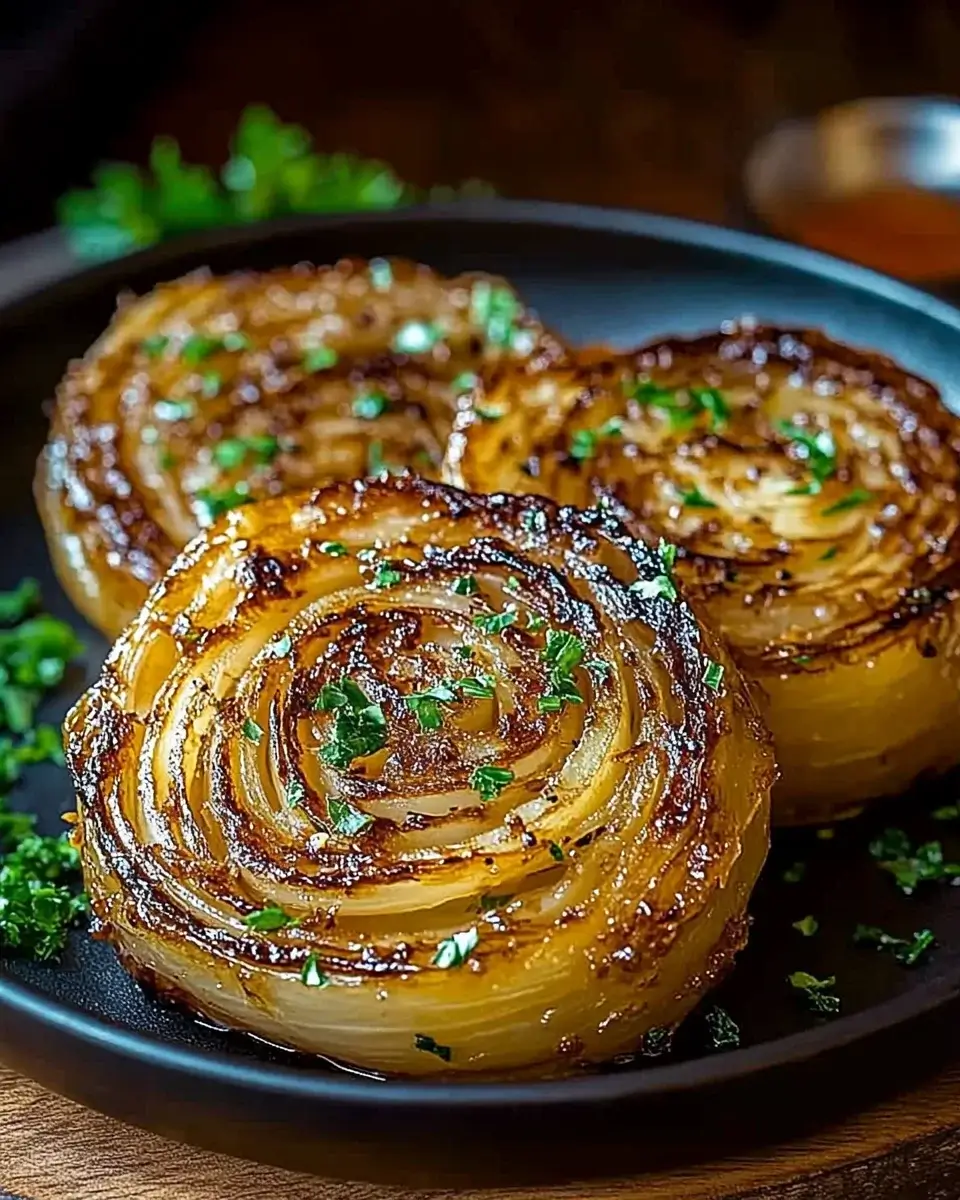 Karamellisierte Rosenkohlsteaks mit Balsamico genießen!