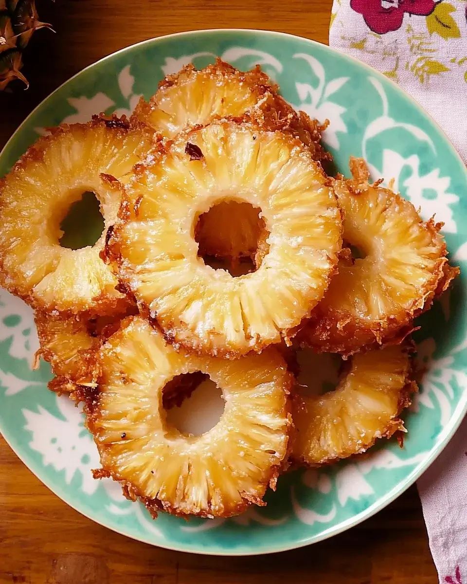 Ananas-Ringe in Kokos-Panade – Ein himmlisches Rezept!