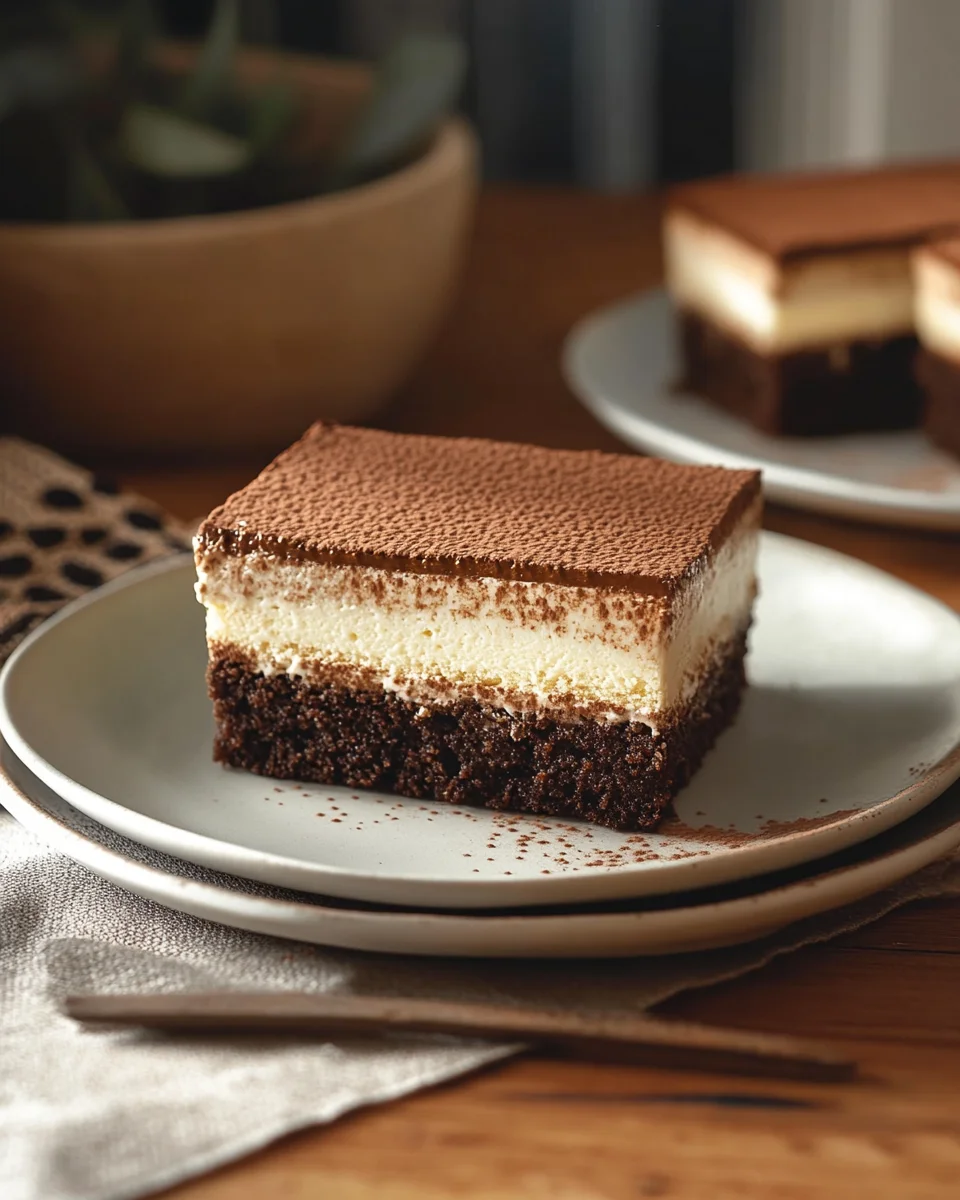 Tiramisu-Brownies: Ein himmlisches Rezept entdecken!