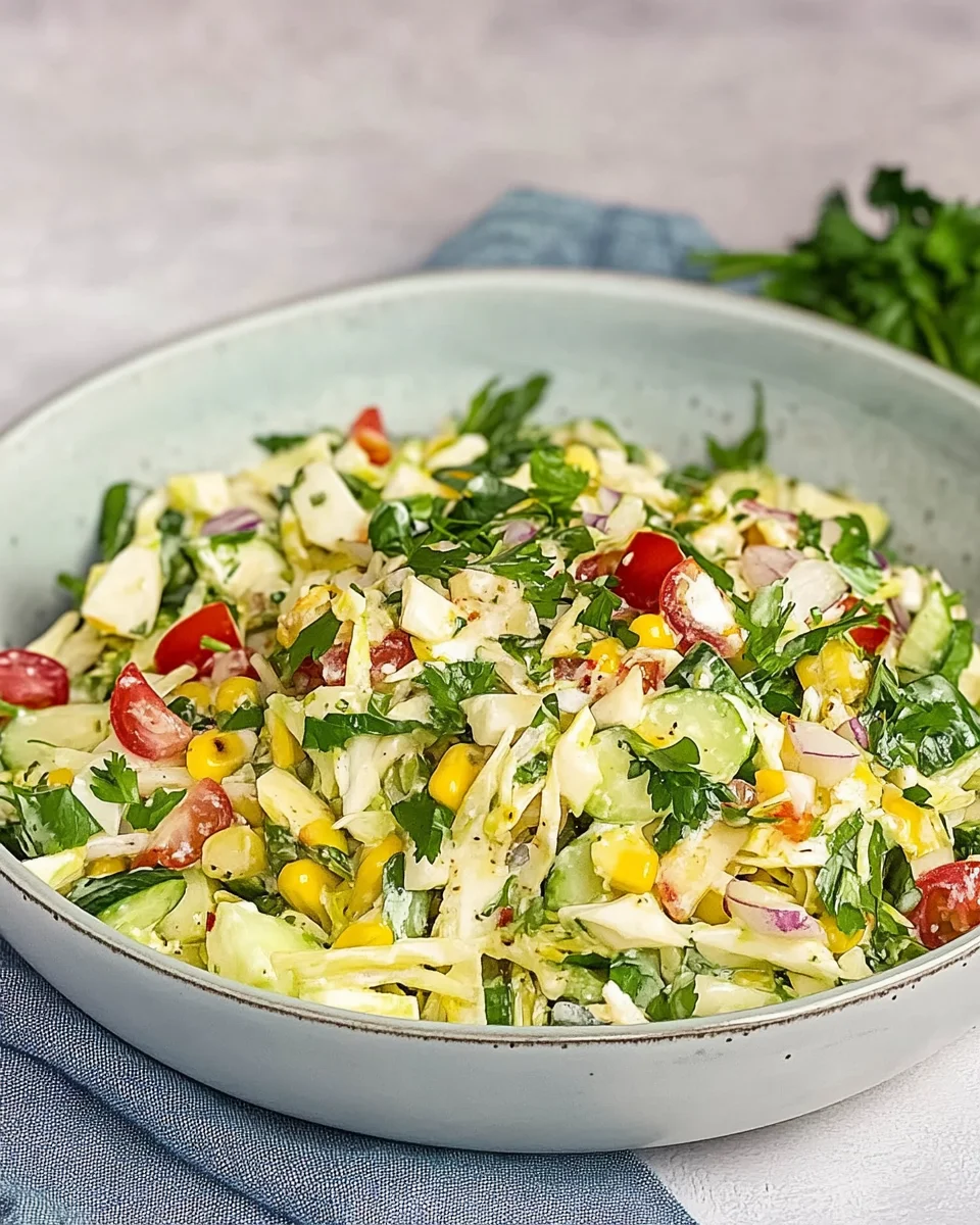 Übernacht-Salat mit cremigem Dressing: So gelingt er!