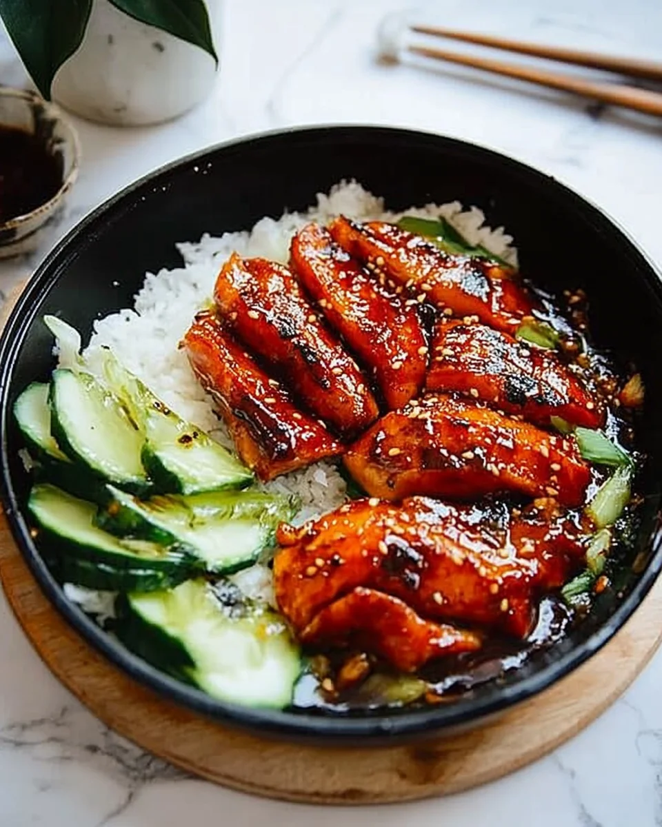 Gochujang-Hähnchenschenkel aus der Heißluftfritteuse: Ein Genuss!