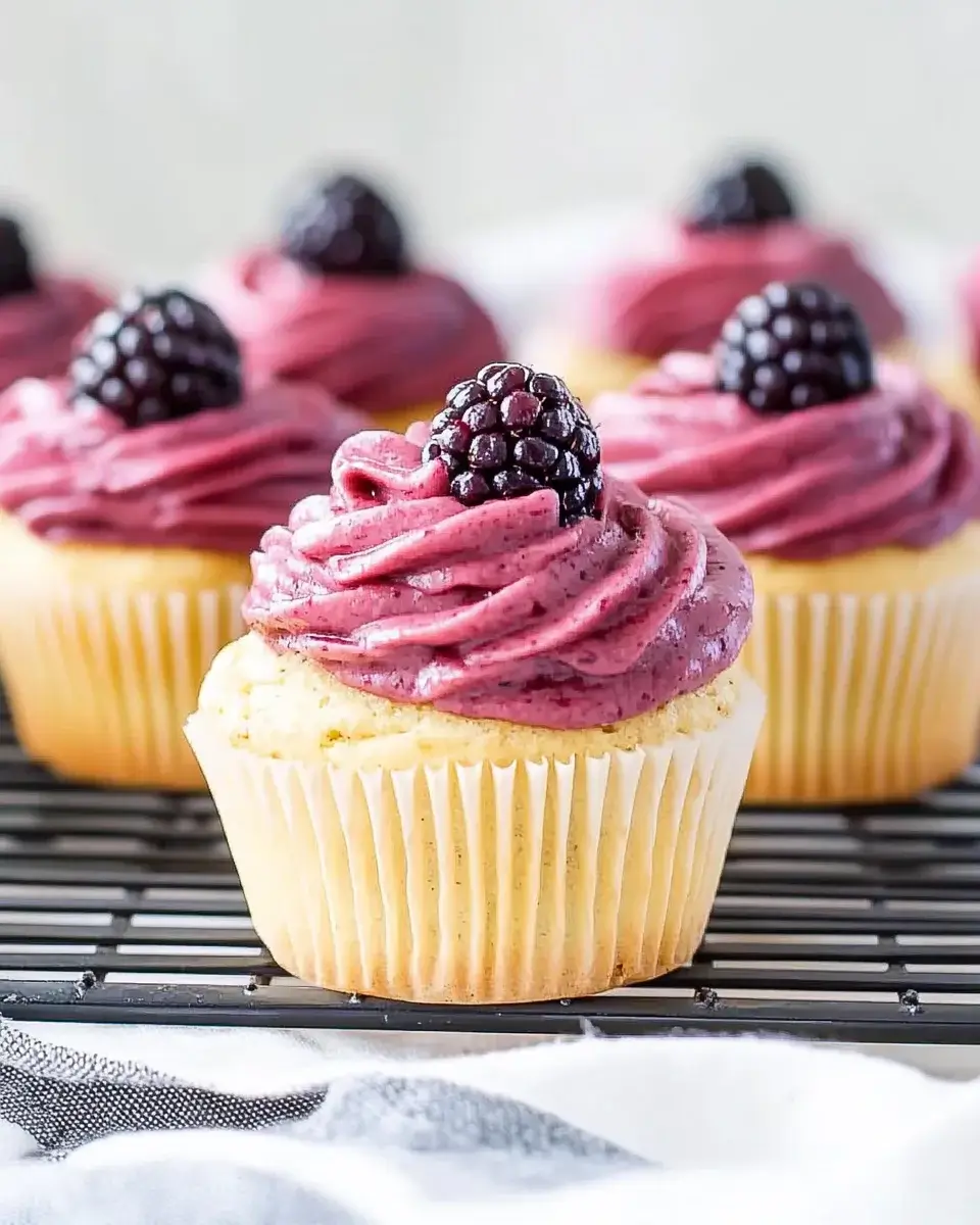 Zitronen-Mohn-Muffins mit Brombeer-Frosting: Jetzt entdecken!