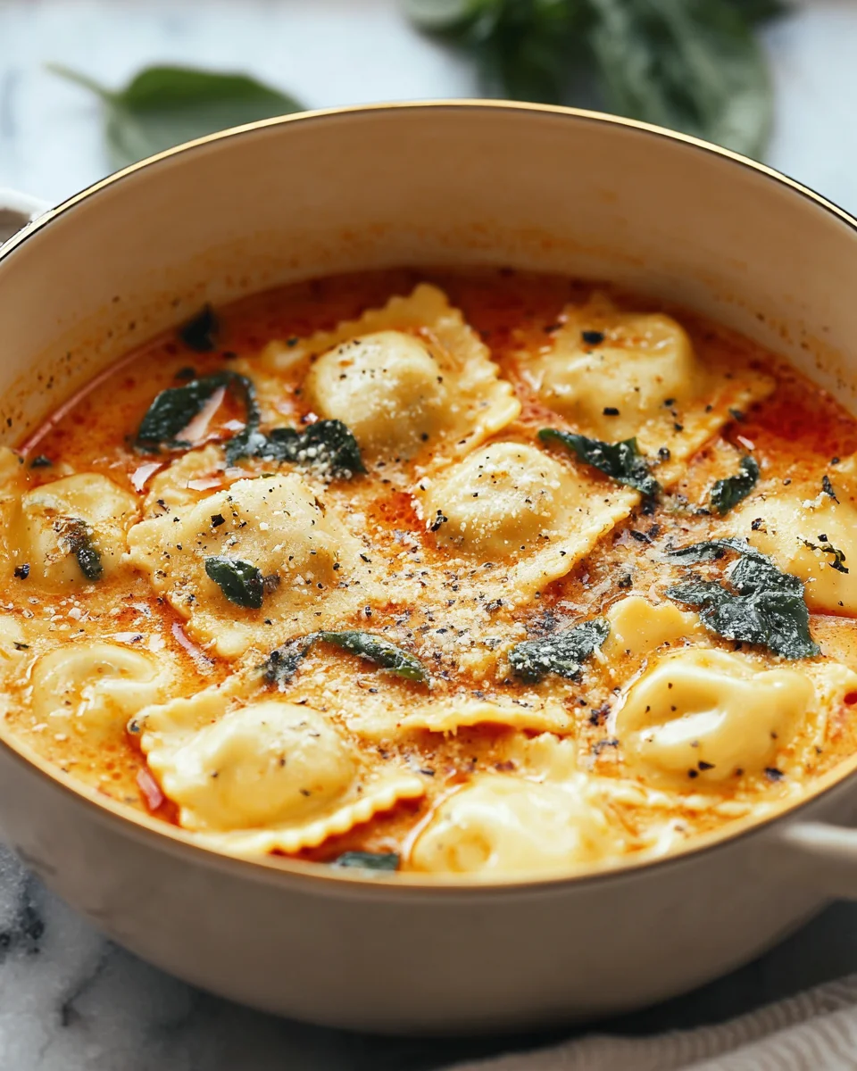 Cremige Ravioli-Suppe: So gelingt sie perfekt!