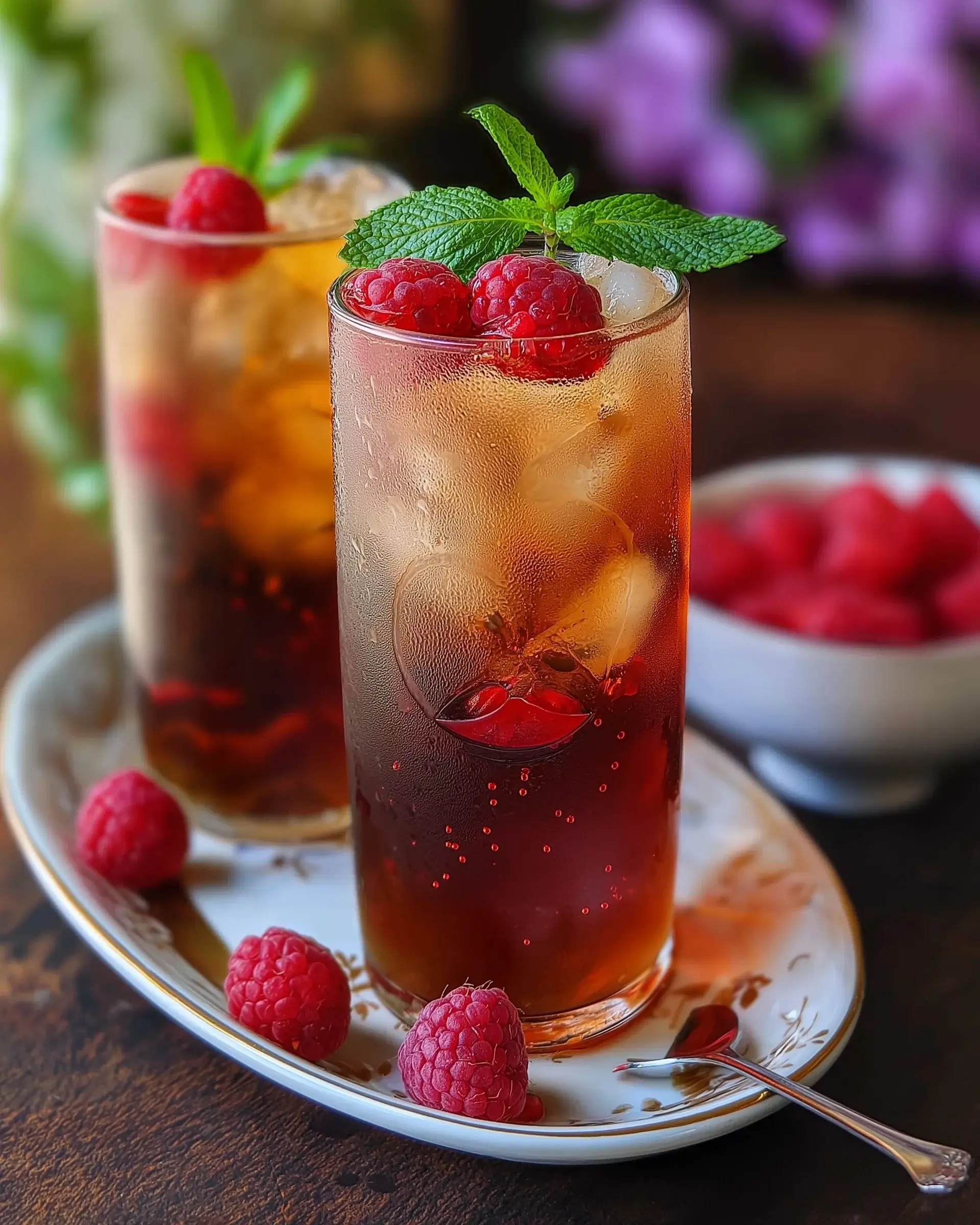 Earl Grey Himbeer Eistee: Erfrischendes Sommerrezept entdecken!