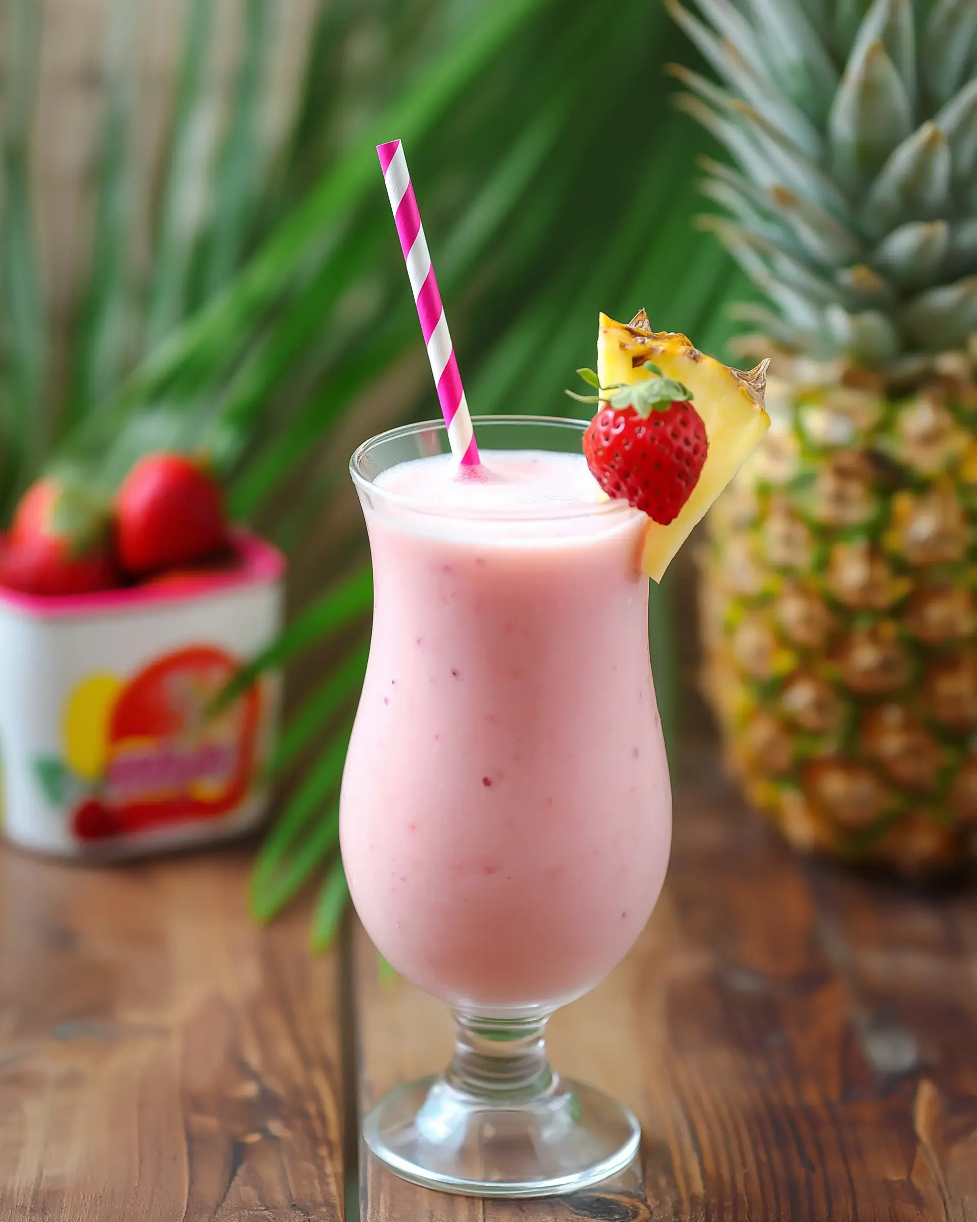 Erfrischende Virgin Erdbeer-Pina-Colada: Einfach geniessen!