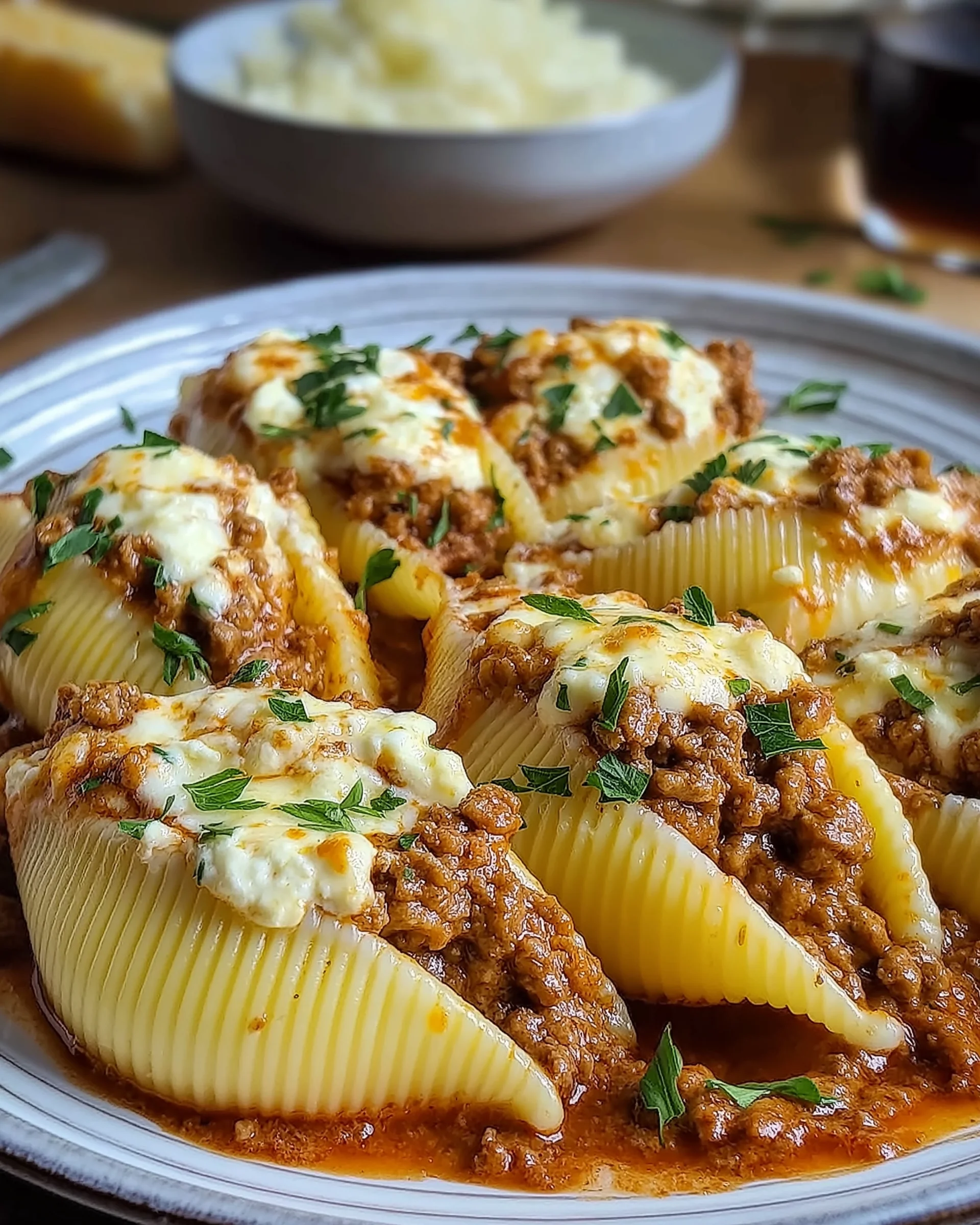 Gefüllte Muschelnudeln mit Rinderhack und Ricotta perfekt zubereiten!