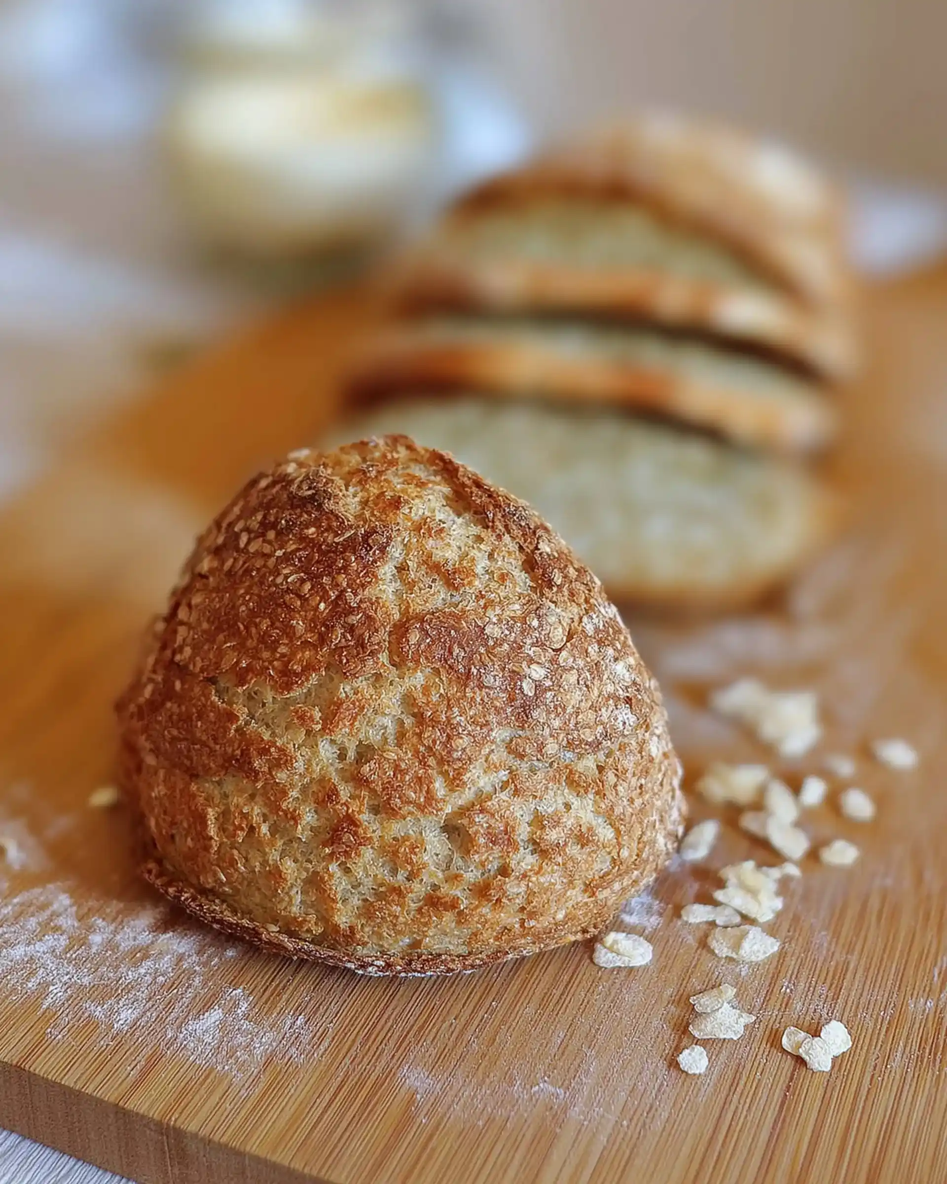 Haferflocken-Quark-Brot aus dem Airfryer: So einfach!