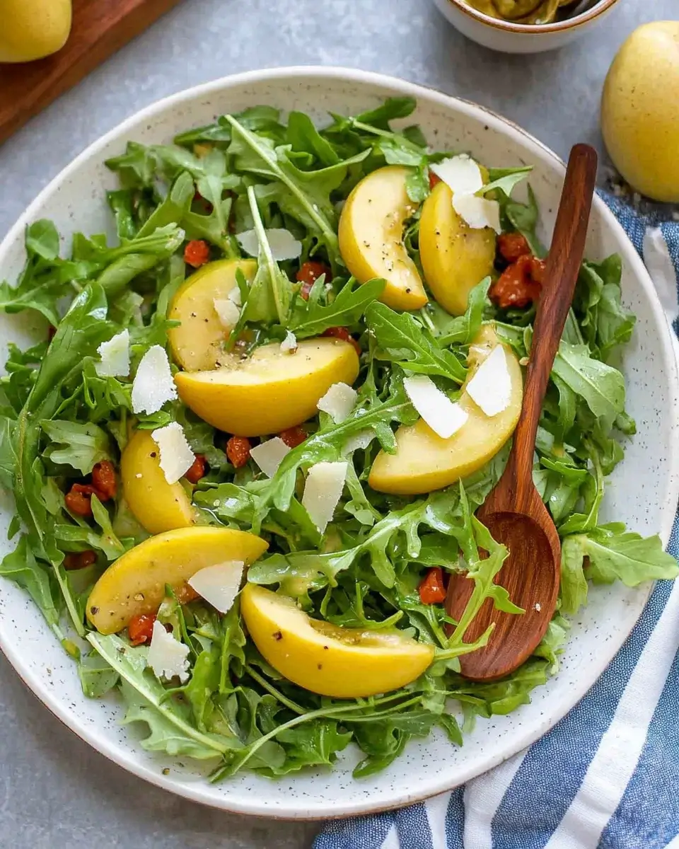 Herzhafter Rucola-Birnensalat: Ein gesundes Genussrezept!