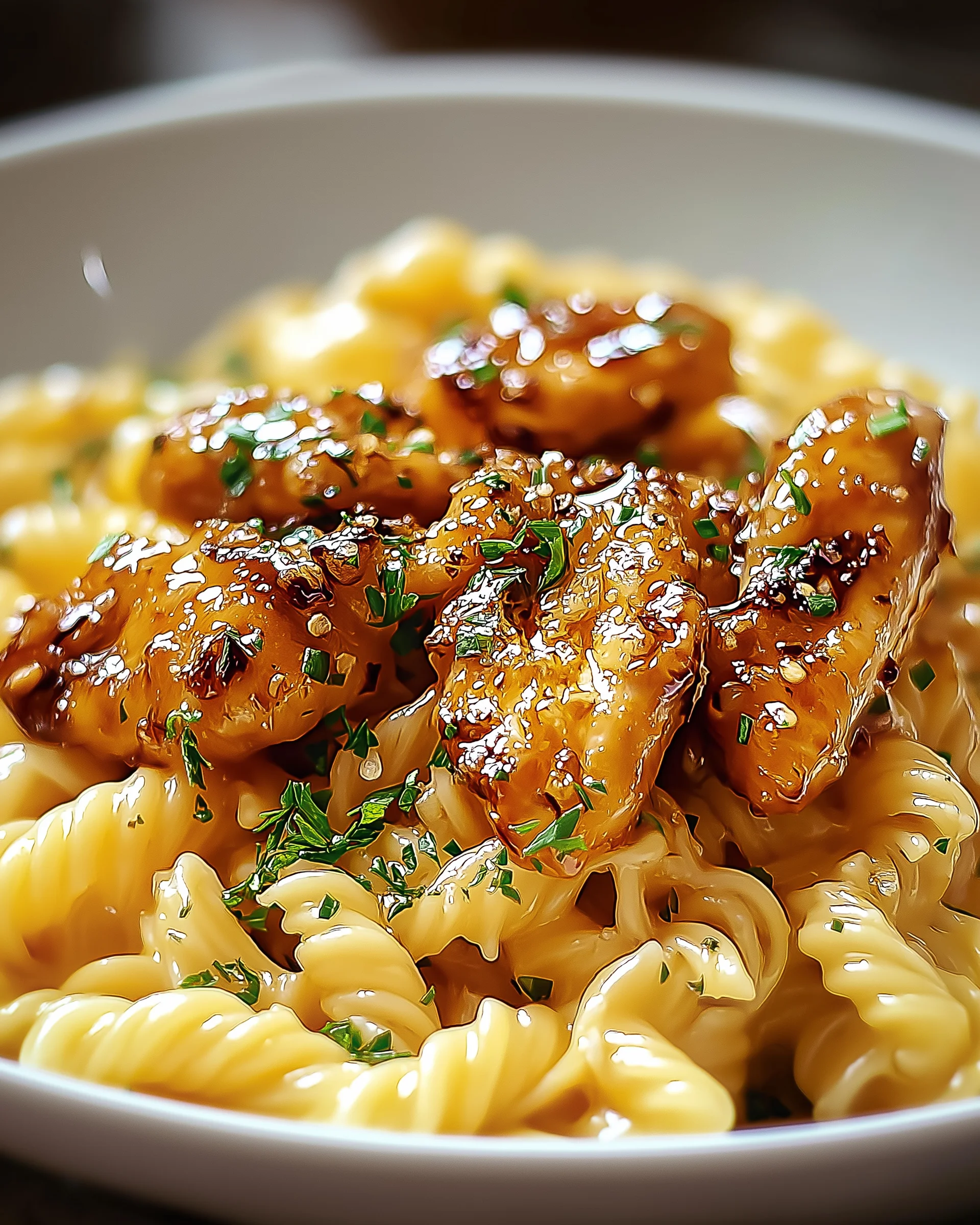 Honig-Pfeffer-Hühnchen mit Pasta: Ein einfaches Rezept!