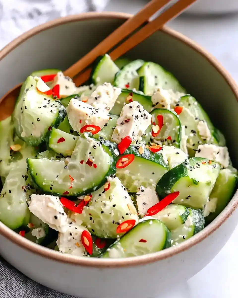 Kalifornischer Gurkensalat: So frisch und lecker!