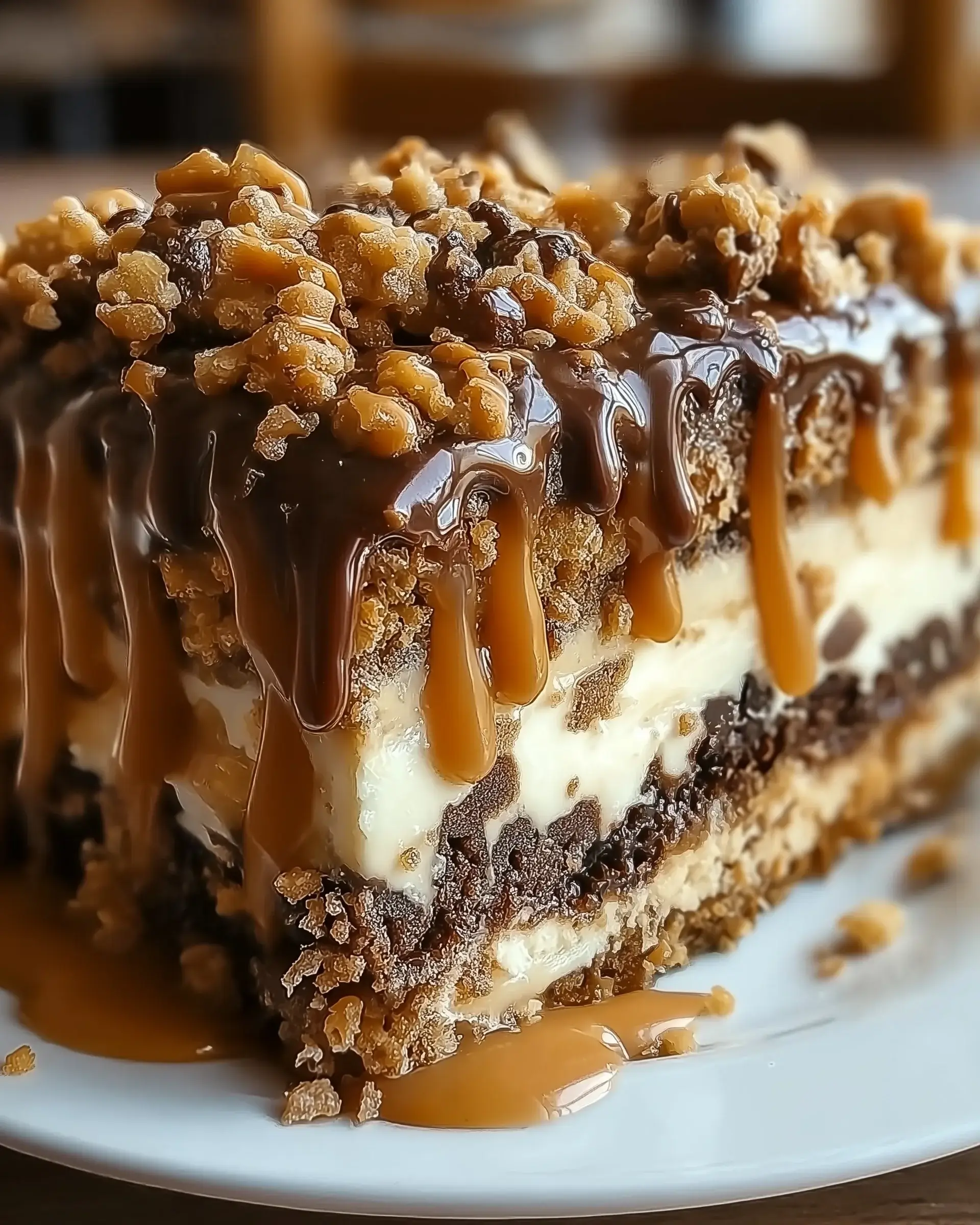 Karamell-Toffee-Crunch-Kuchen: Ein Genuss, den Sie lieben werden!