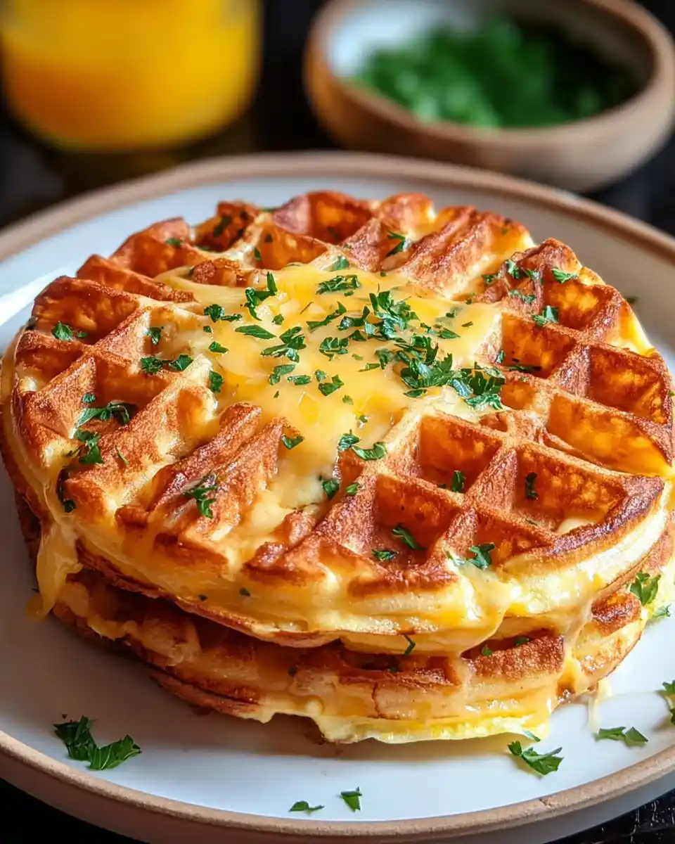 Käse-Ei-Chaffle: Ein einfaches Rezept für Genuss!