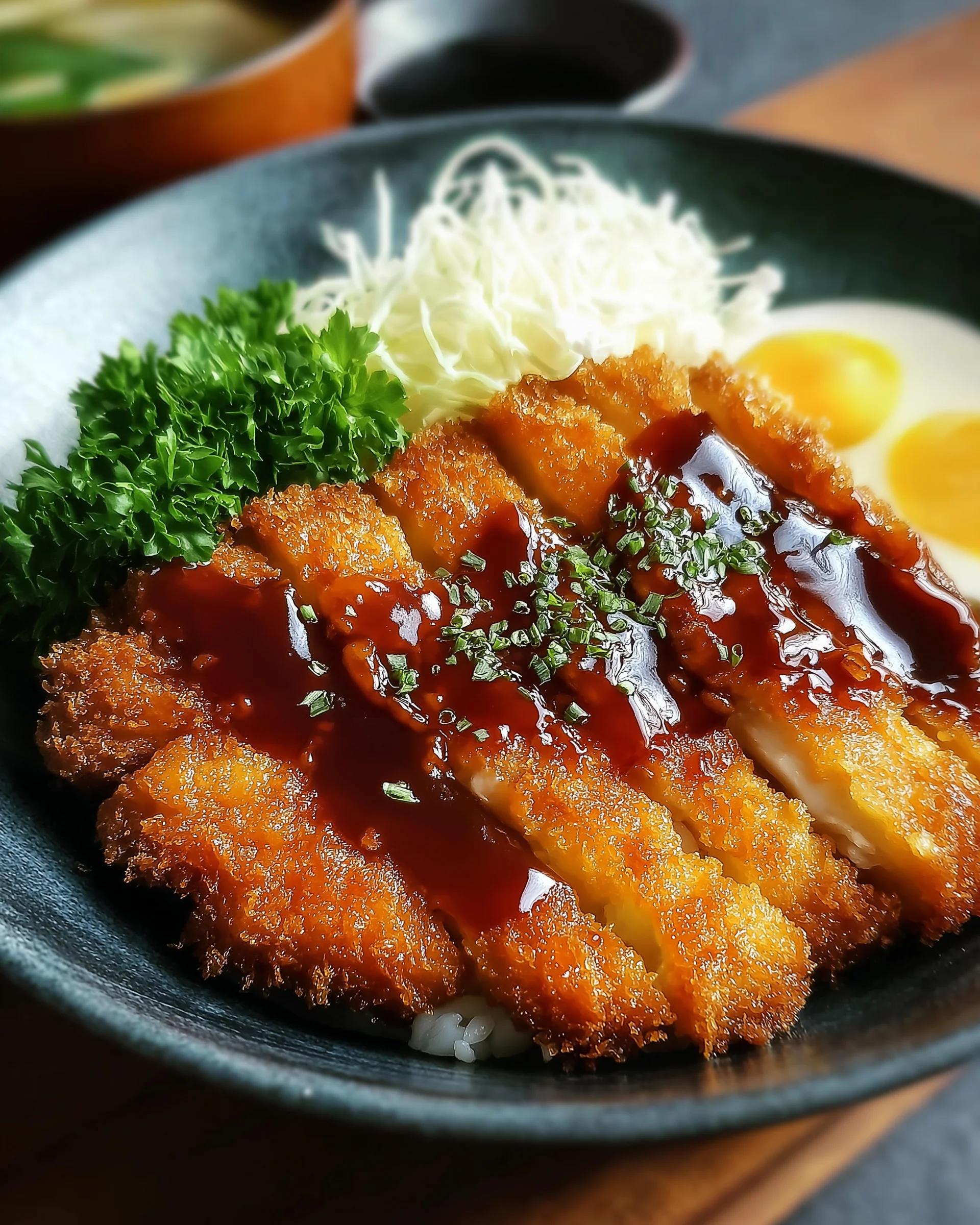 Katsu-Bowl mit Tonkatsu-Sauce: Ein Genuss, den Sie lieben werden!