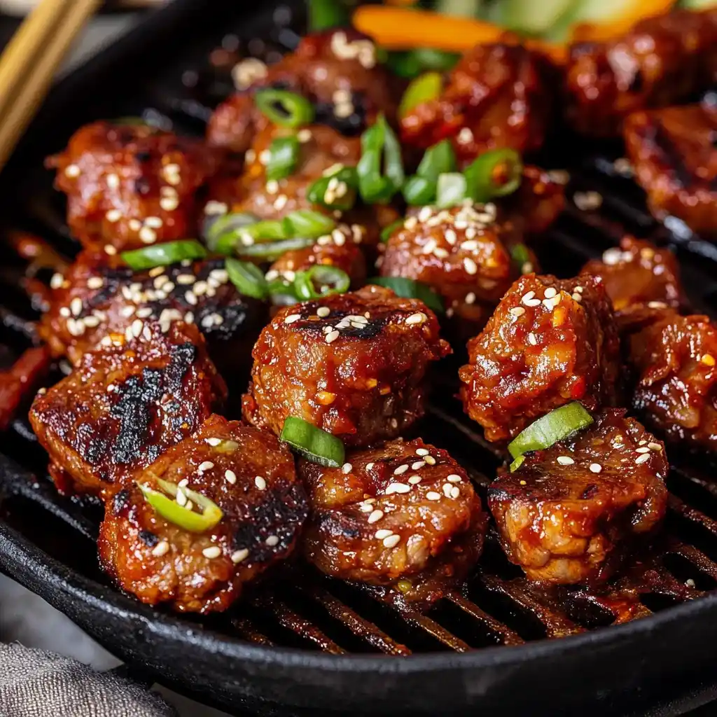 Koreanische BBQ-Fleischbällchen: Ein einfaches Rezept!