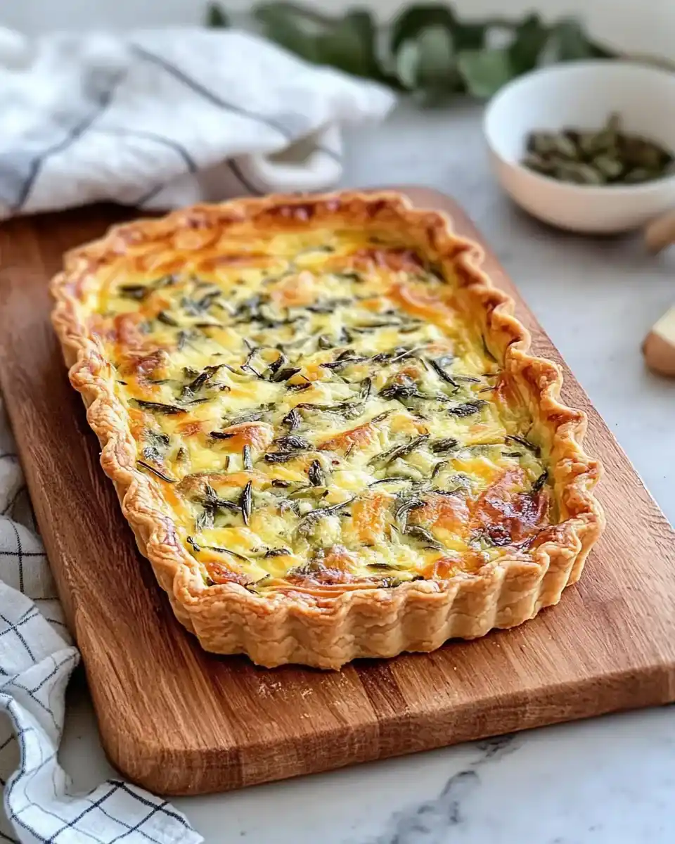Lauchquiche mit Gruyère und Zwiebeln: Ein Genuss!