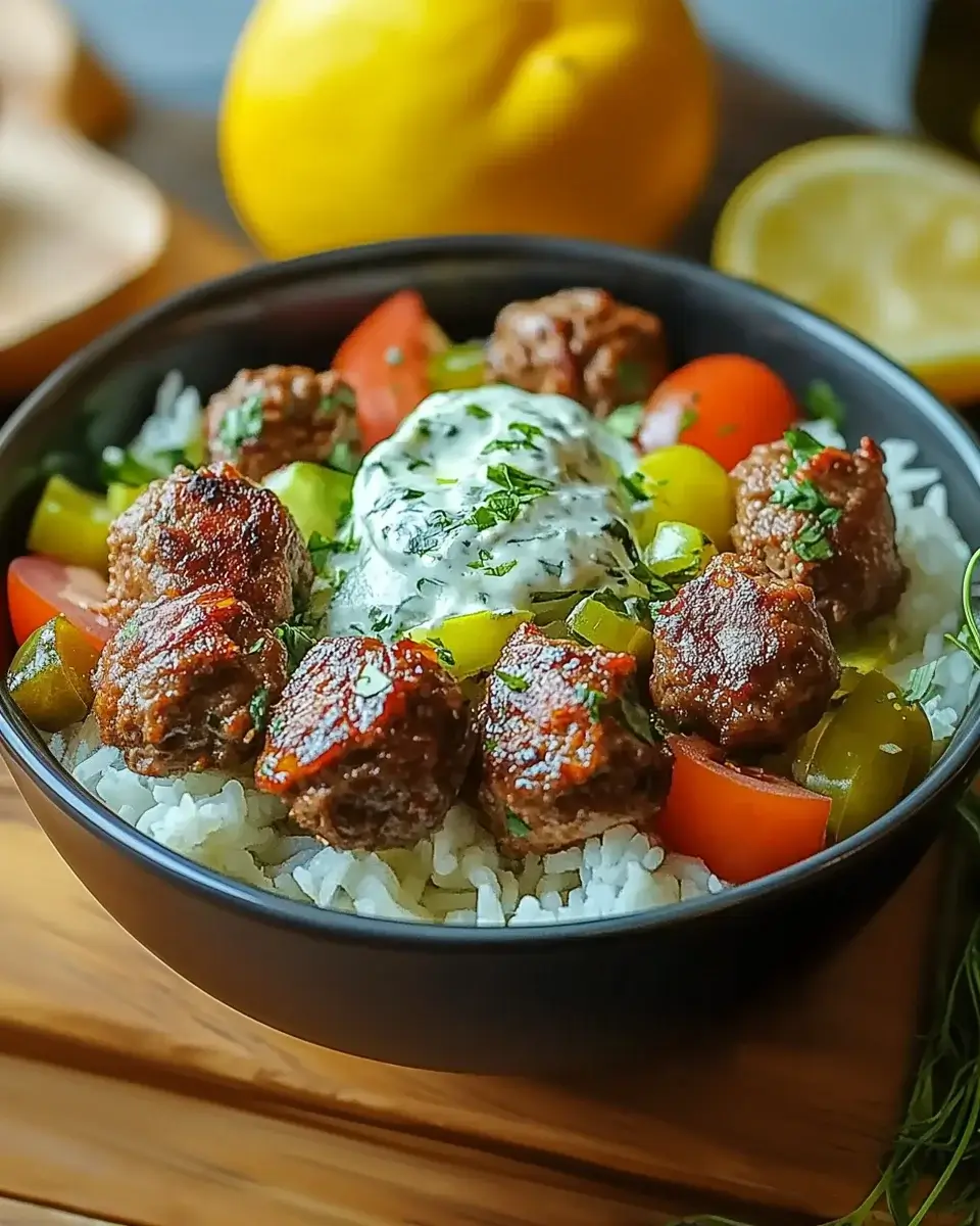 Mediterrane Gyros-Schalen: Ein einfaches Rezept entdecken!