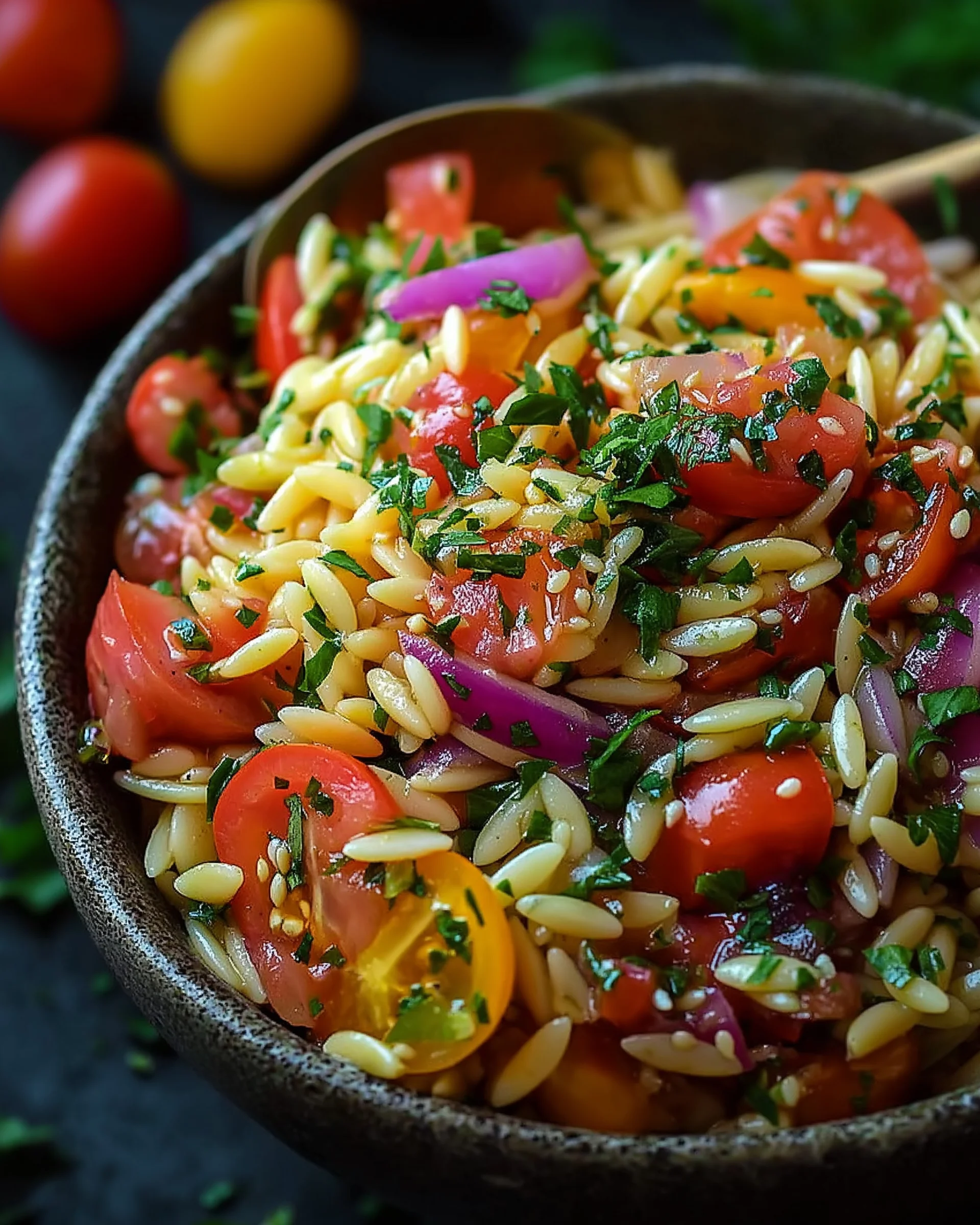 Mediterraner Orzo-Salat: Einfach & köstlich genießen!