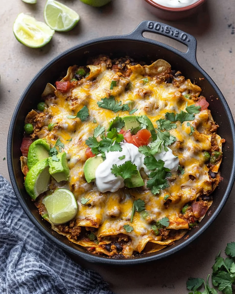 Mexikanischer Rinderhackfleisch-Enchilada-Auflauf: Für Genuss pur!