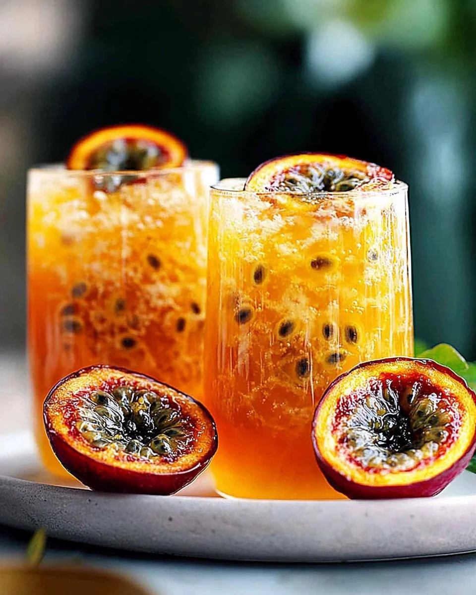 Passionsfrucht Eistee: Erfrischendes Rezept für Sommer!