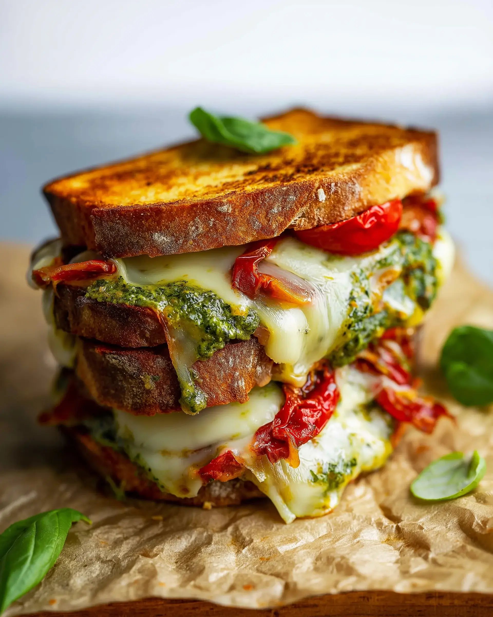 Pesto-Toast mit Käse: Einfach lecker zubereiten!