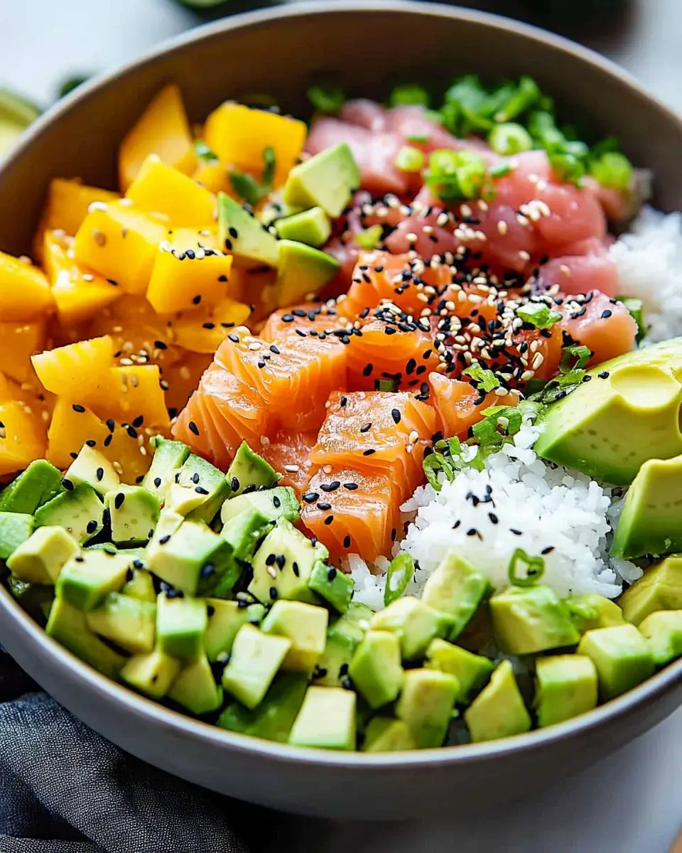Poke Bowl mit Lachs und Avocado: Einfach lecker zubereiten!