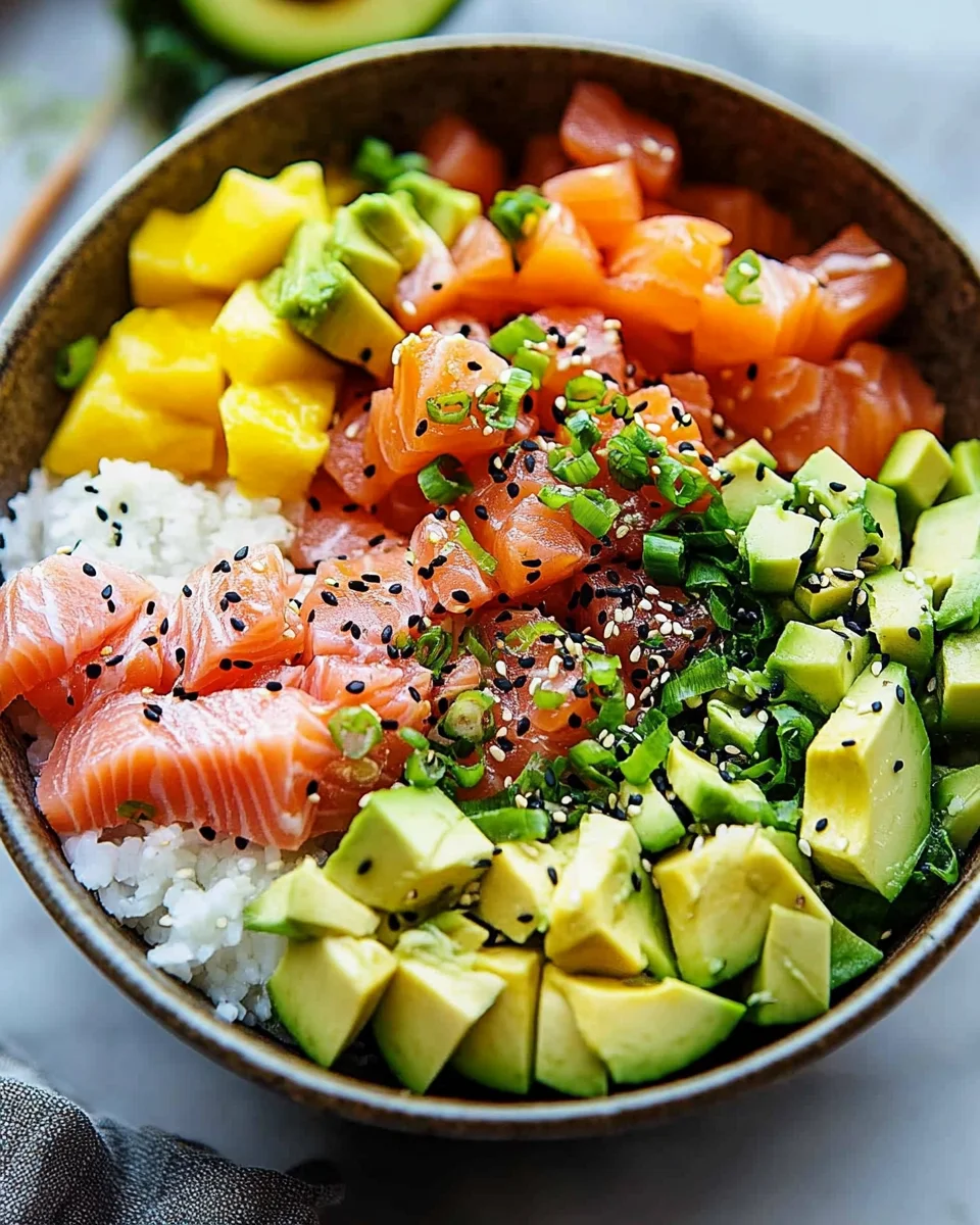 Poke Bowl mit Lachs und Avocado: So gelingt's perfekt!