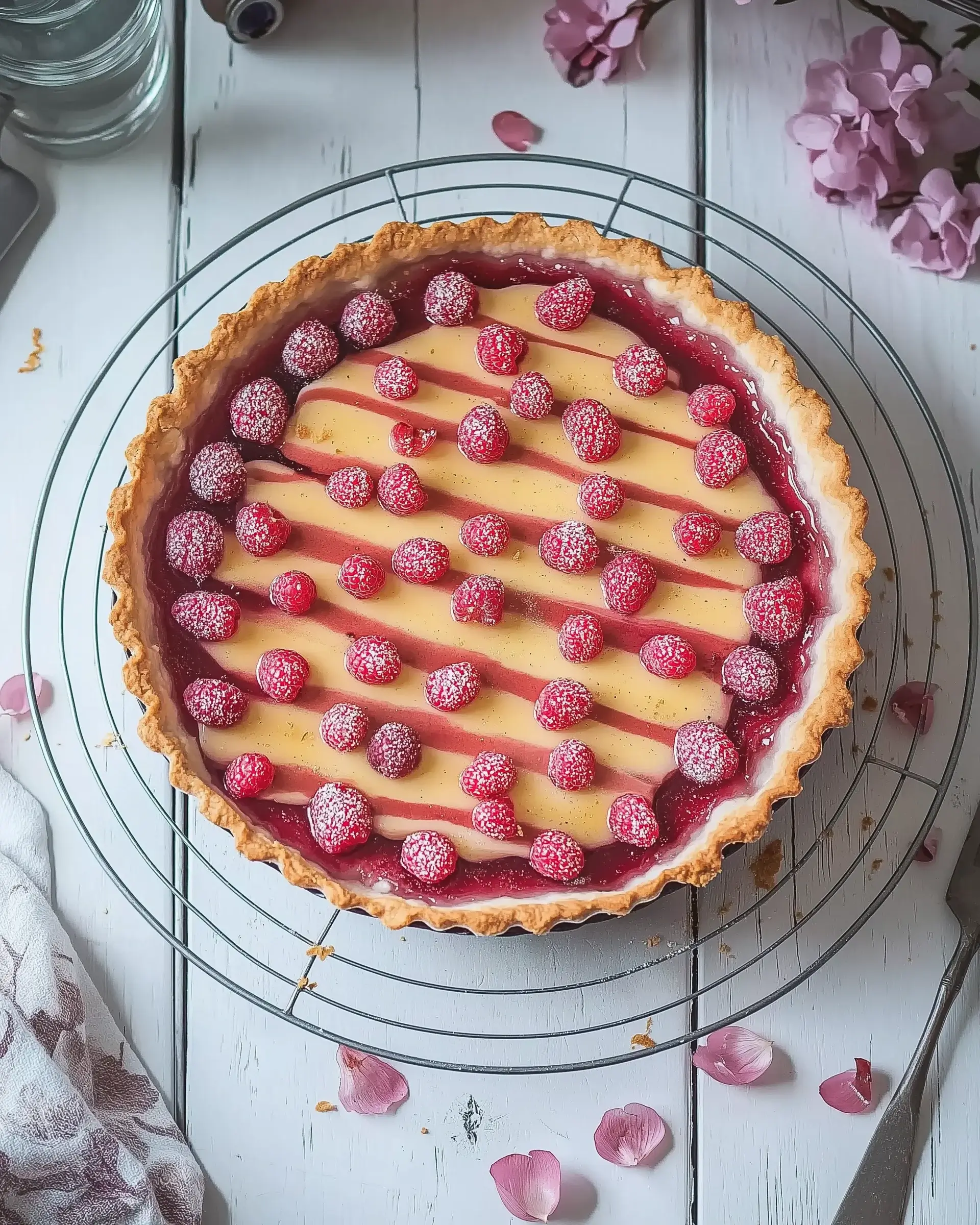 Rhabarber-Grieß-Tarte: Ein himmlisches Rezept erleben!