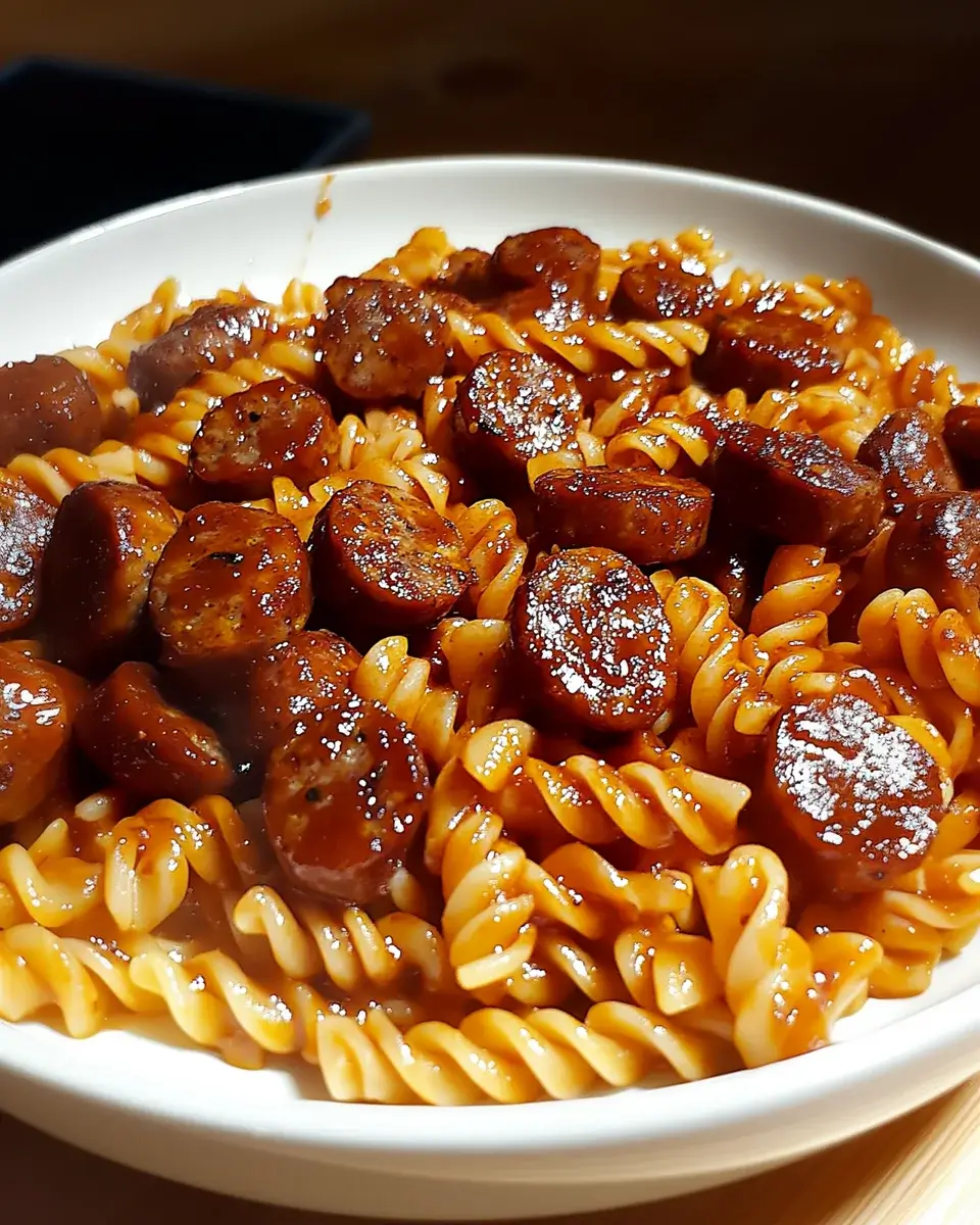 Scharfe Honig-BBQ-Wurst-Pasta: So gelingt das Rezept!