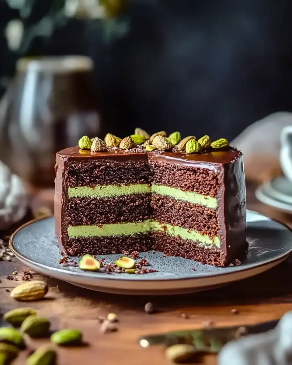 Schokoladen-Pistazien-Torte: Ein Genuss für alle Sinne!