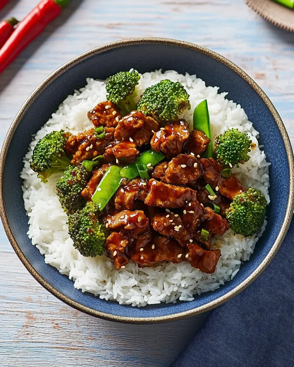 Teriyaki-Rindfleisch mit Brokkoli: Köstliches Rezept entdecken!