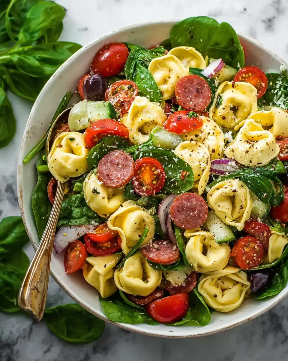 Tortellini-Salat mit frischem Gemüse – Ein Genuss für jeden!