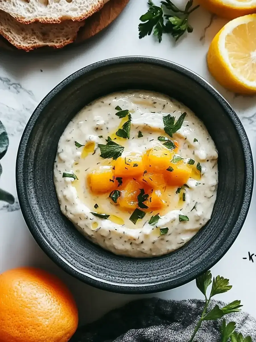 Zitronen-Kräuter-Dip: Ein erfrischendes Rezept entdecken!
