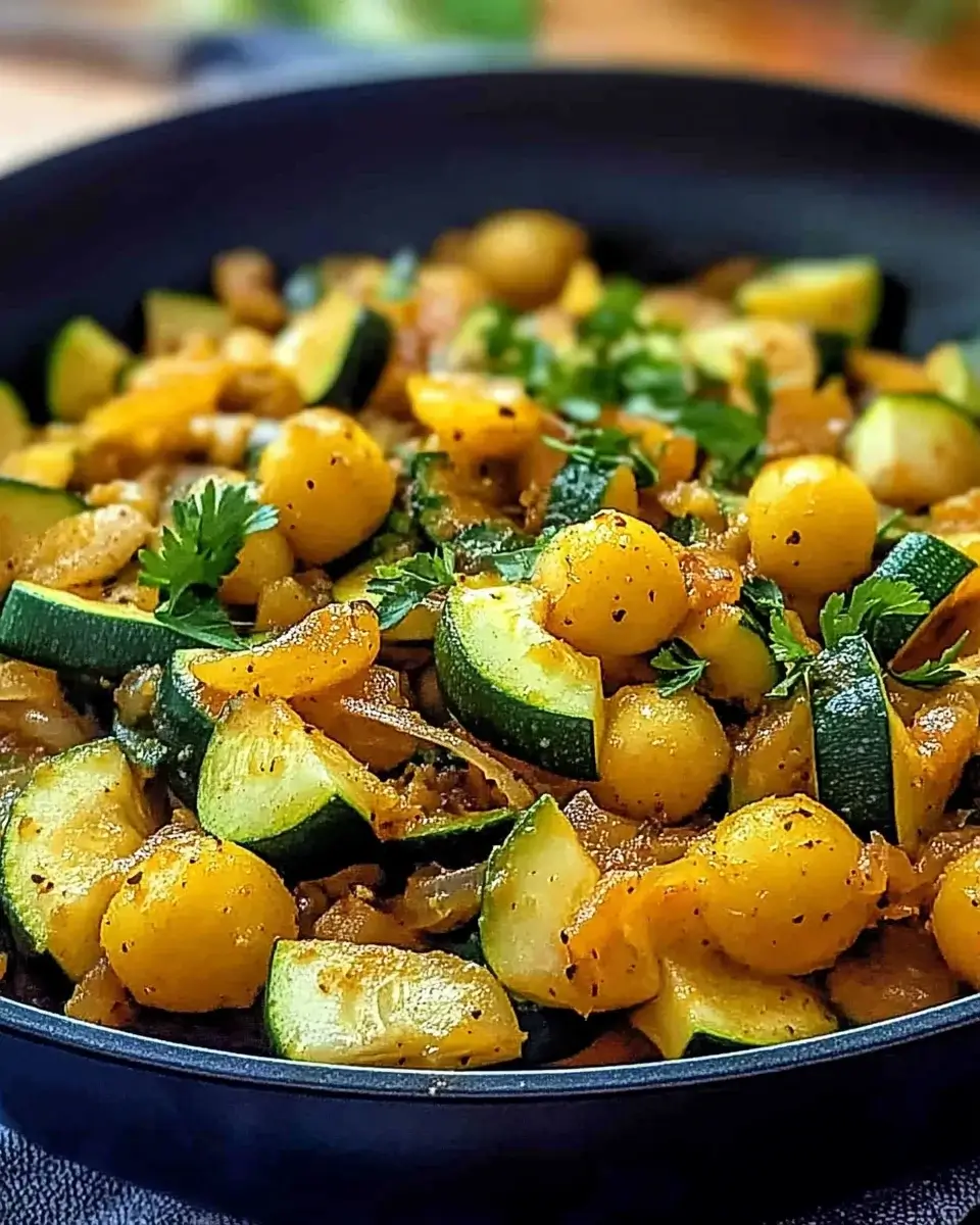 Zucchini-Kichererbsen-Pfanne: So gelingt dir das Rezept!
