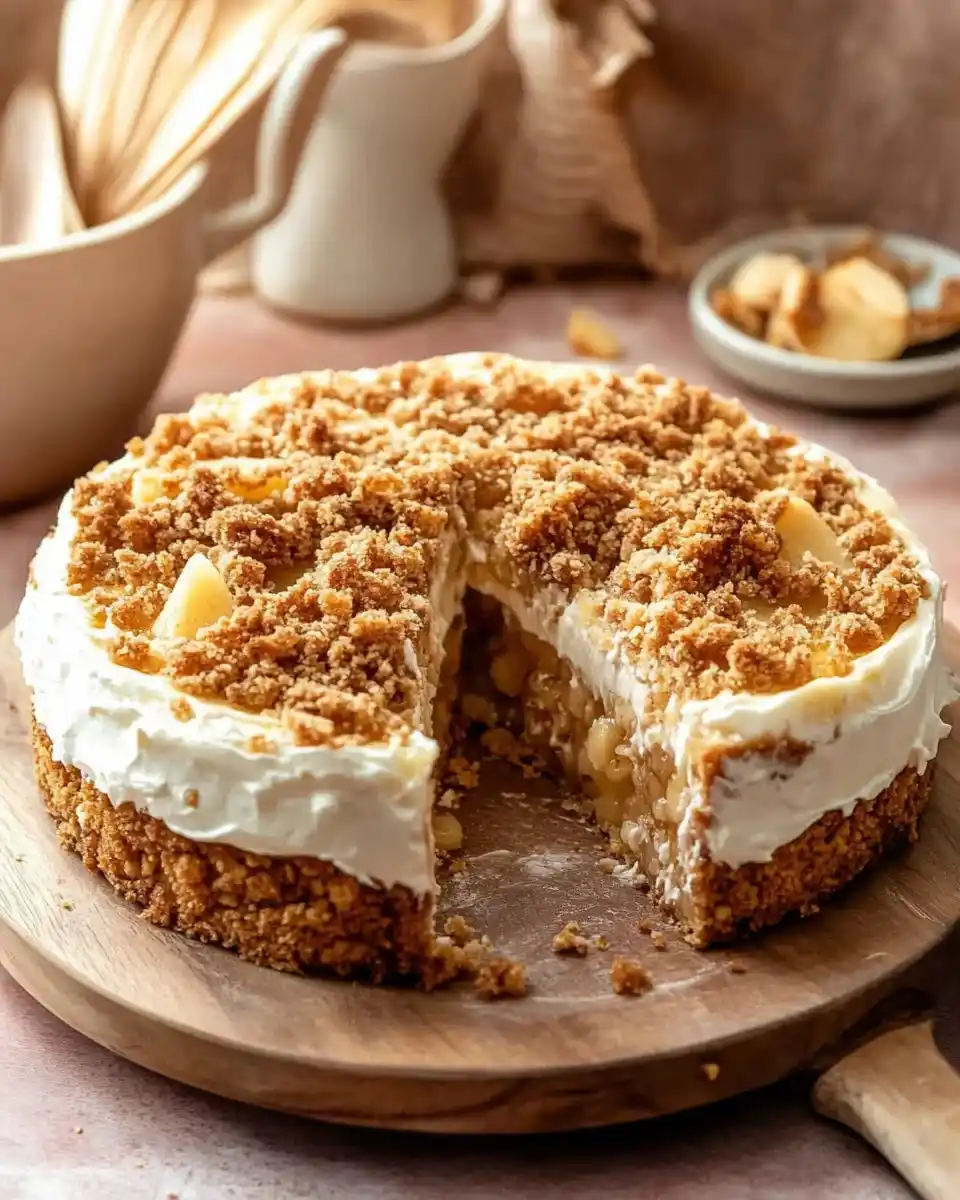 Apfel-Crumble-Käsekuchen: Ein Genuss, den Sie lieben werden!