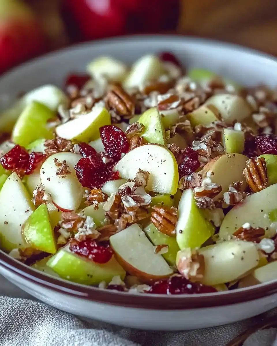 Apfel-Walnuss-Salat: Entdecke das perfekte Rezept!