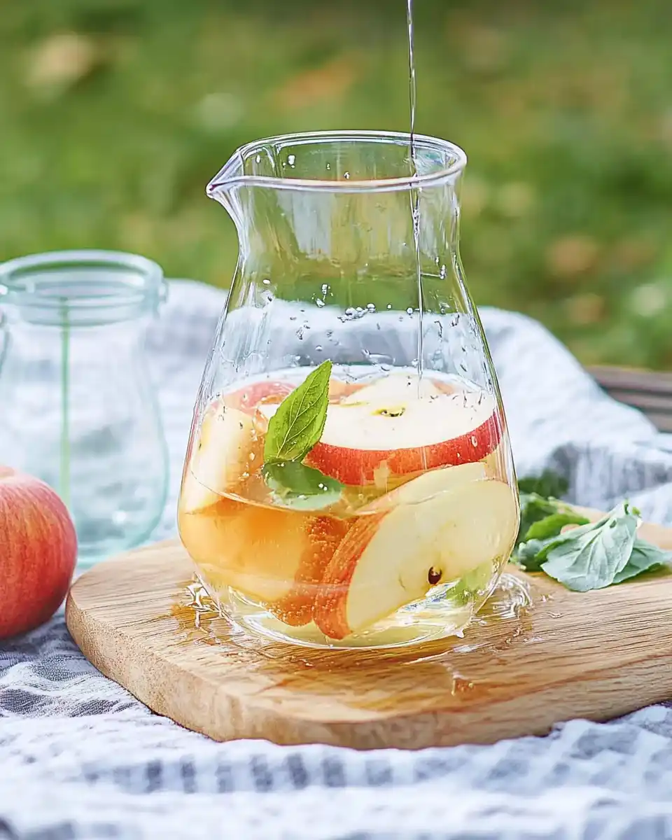 Apfel-Zimt-Wasser: Entdecke das erfrischende Rezept!