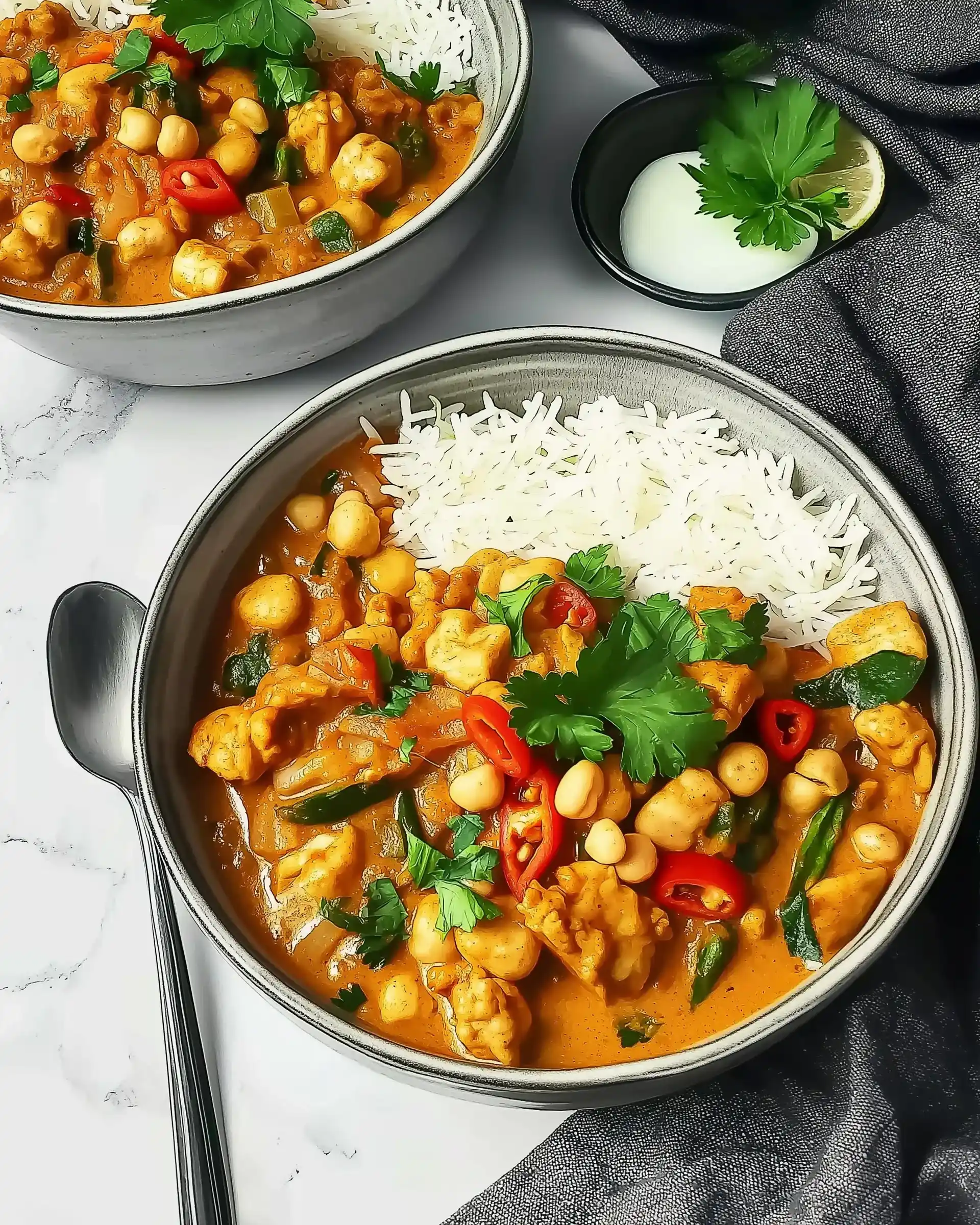 Blumenkohl-Curry mit Kichererbsen: So einfach gelingt's!