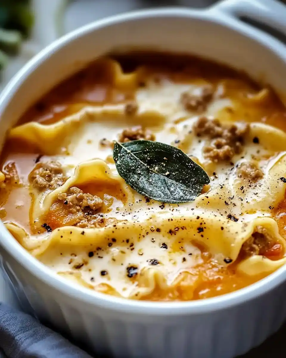 Cremige Lasagnasuppe: Ein Rezept für Genuss pur!
