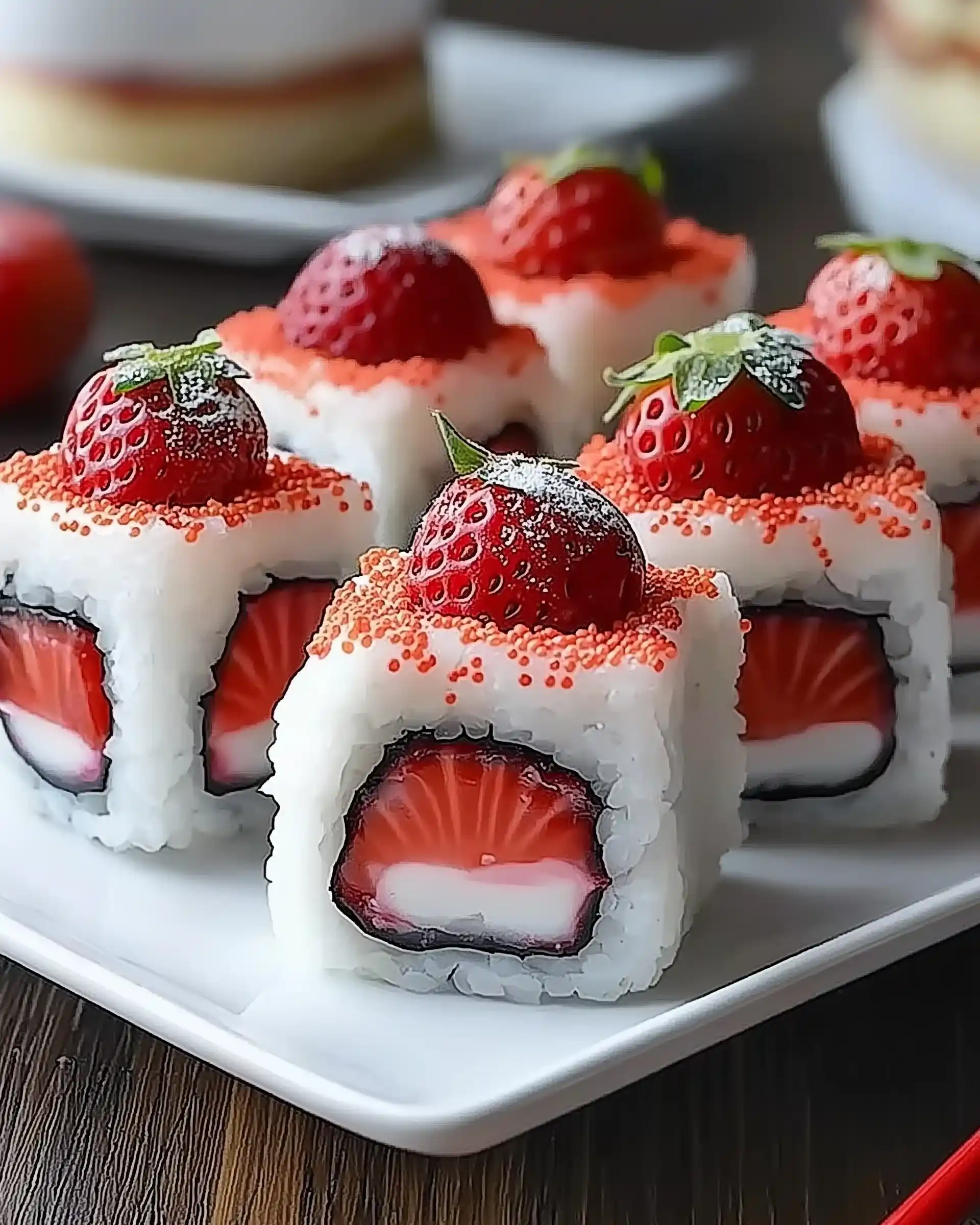 Erdbeer-Shortcake-Sushi: Entdecken Sie das ultimative Dessert!