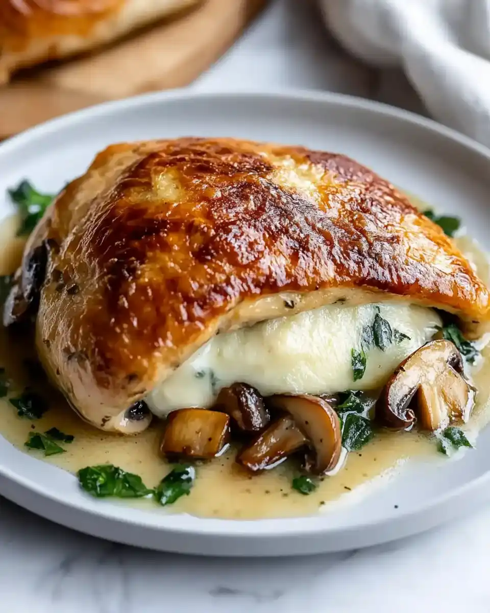 Gefüllte Hähnchenbrust mit Champignons: Ein köstlicher Genuss!