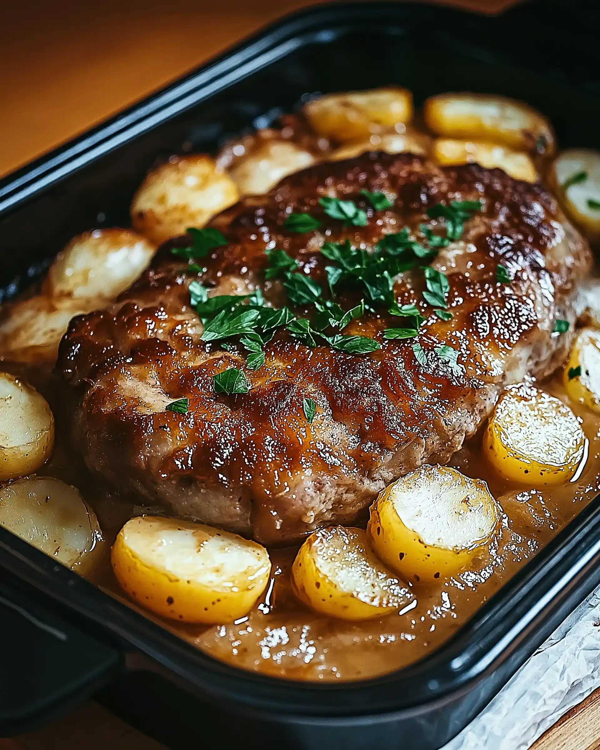Hackbraten mit Kartoffeln in Sahne: Ein Genuss für Feinschmecker!