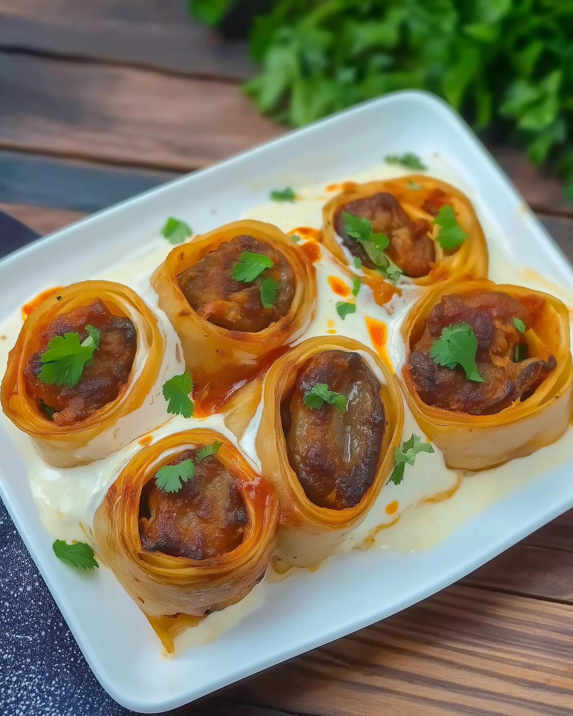 Hackfleisch-Wrap-Spieße: Ein einfaches Rezept genießen!