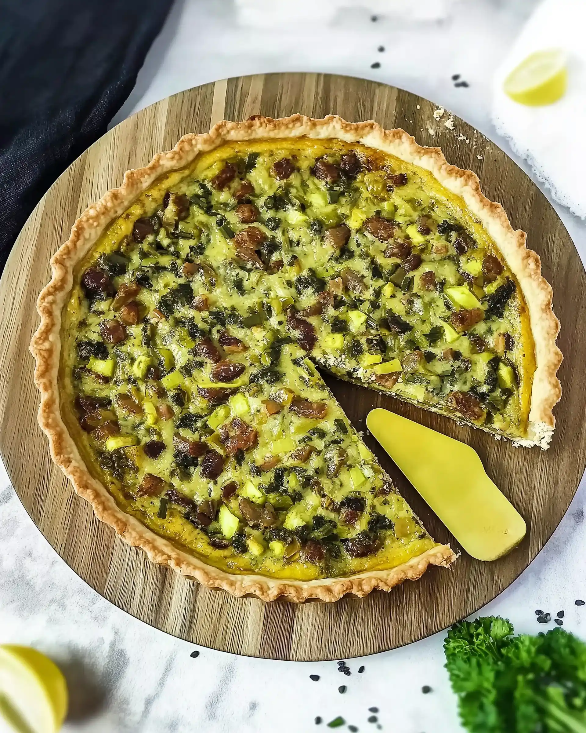 Herzhafte Vegane Quiche Lorraine: Ein Genuss für alle!