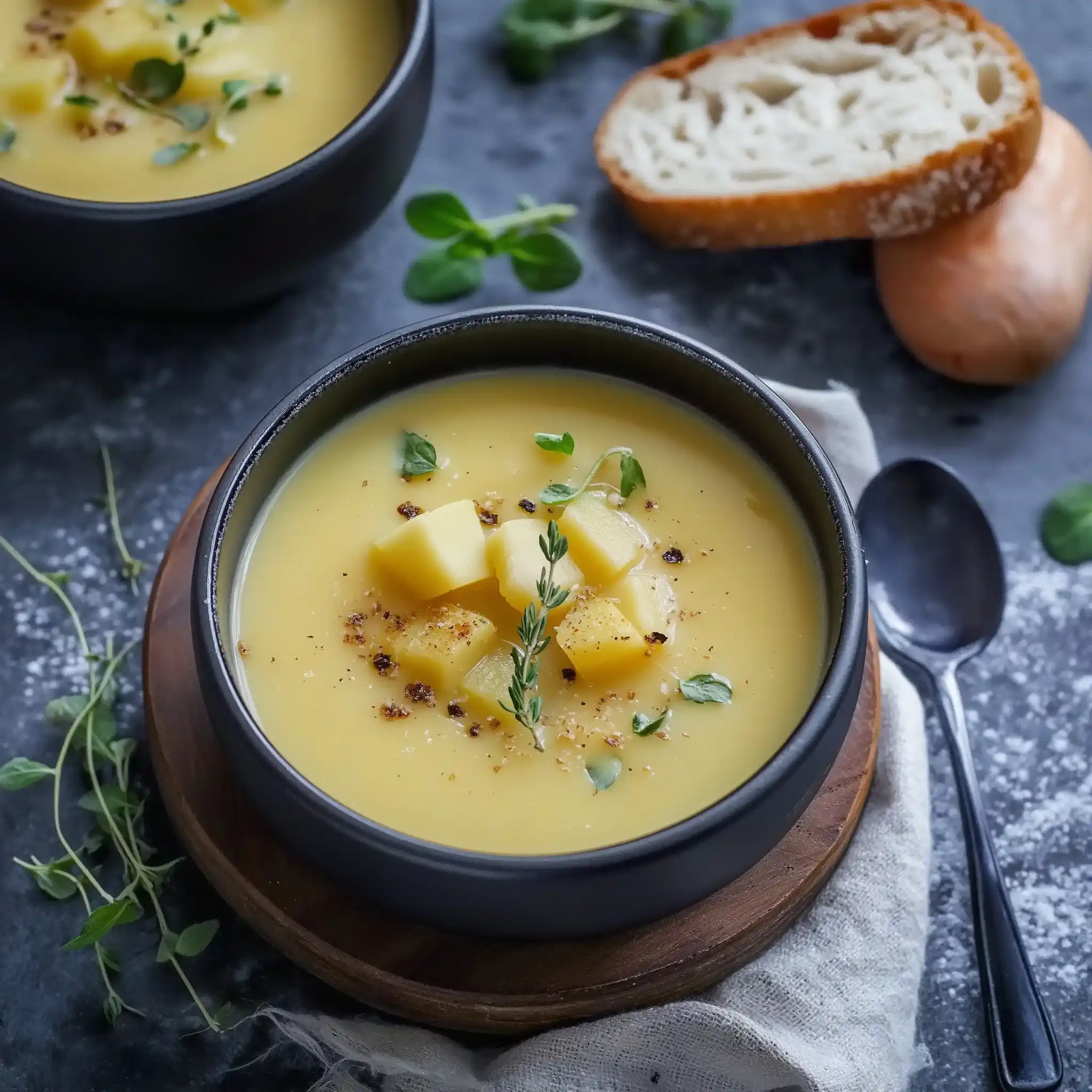 Kartoffelsuppe mit frischen Kräutern: Ein Gesundheitswunder!