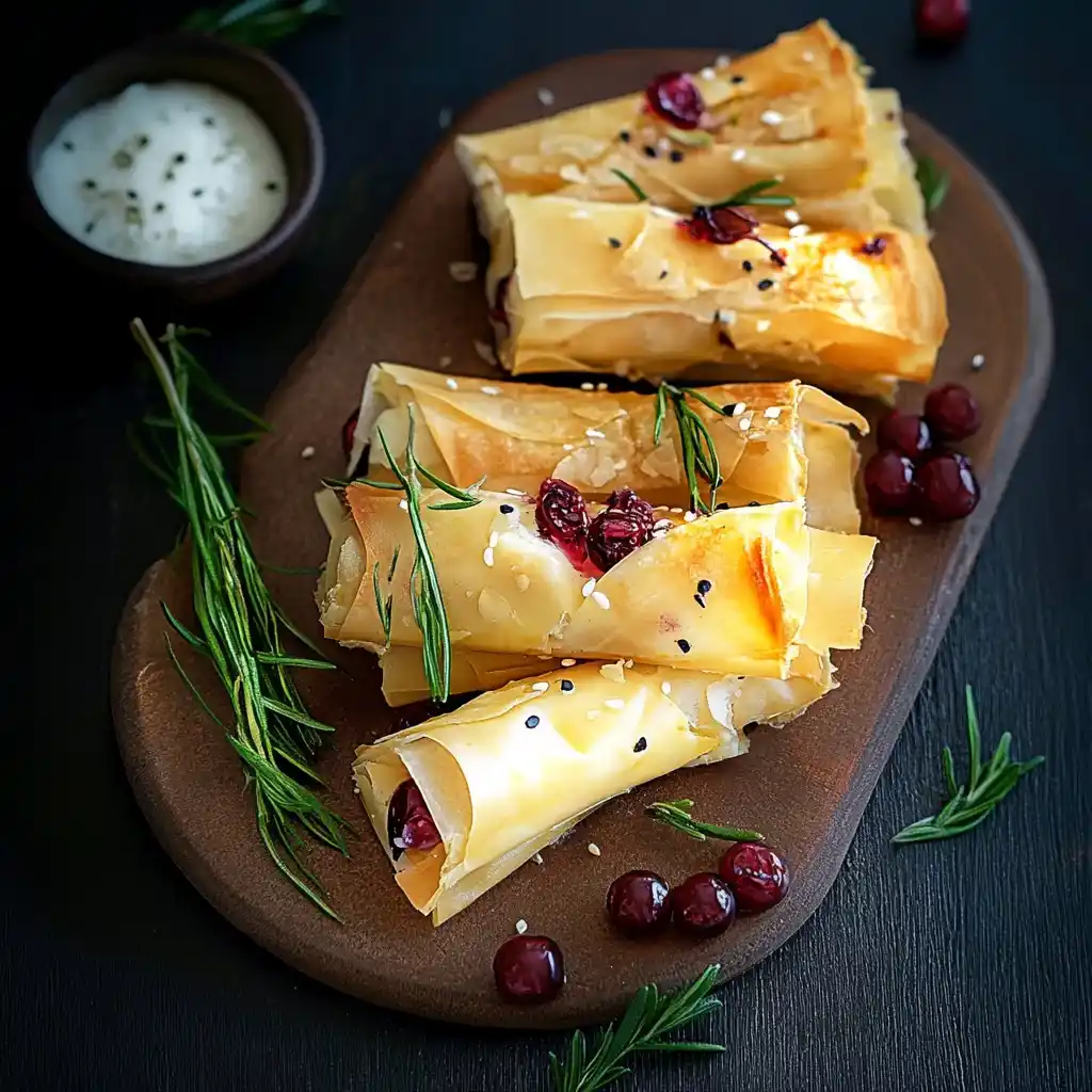 Käse-Cranberry-Filo-Taschen: Ein Genuss für jeden Anlass!