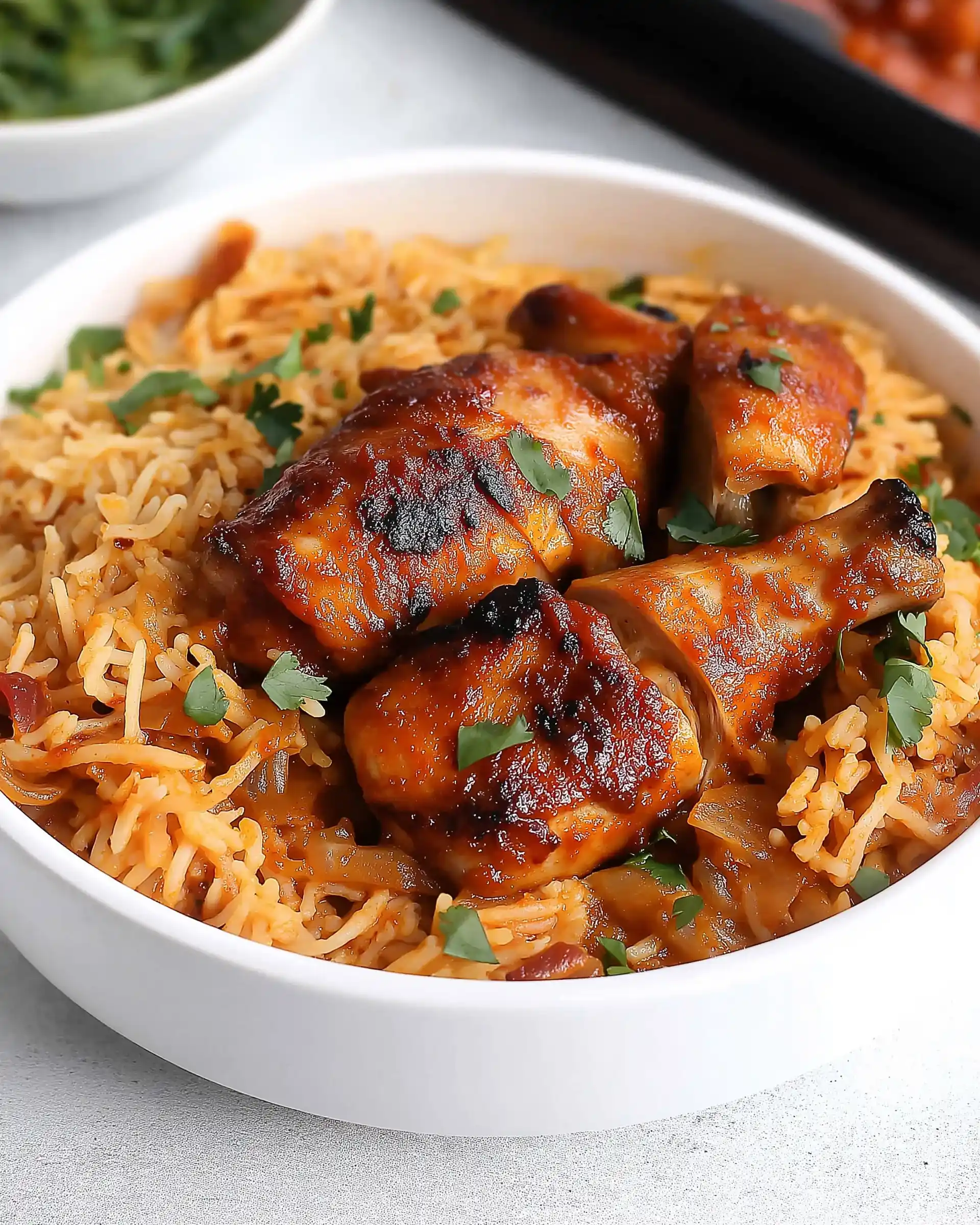 Kokos-Curry-Reis mit gegrilltem Hähnchen: Genießen Sie!