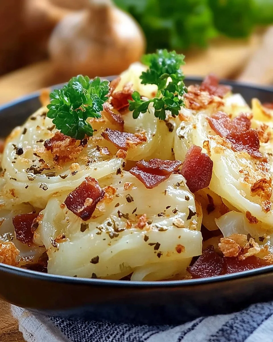 Krautfleckerl mit Speck: Ein einfaches Rezept entdecken!